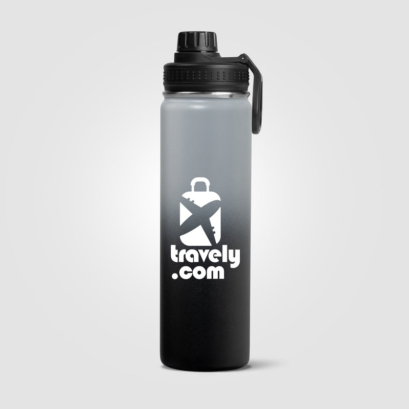 Alaska Ombre - 24 oz. Stainless Steel Double Wall Water Bottle-zoom-