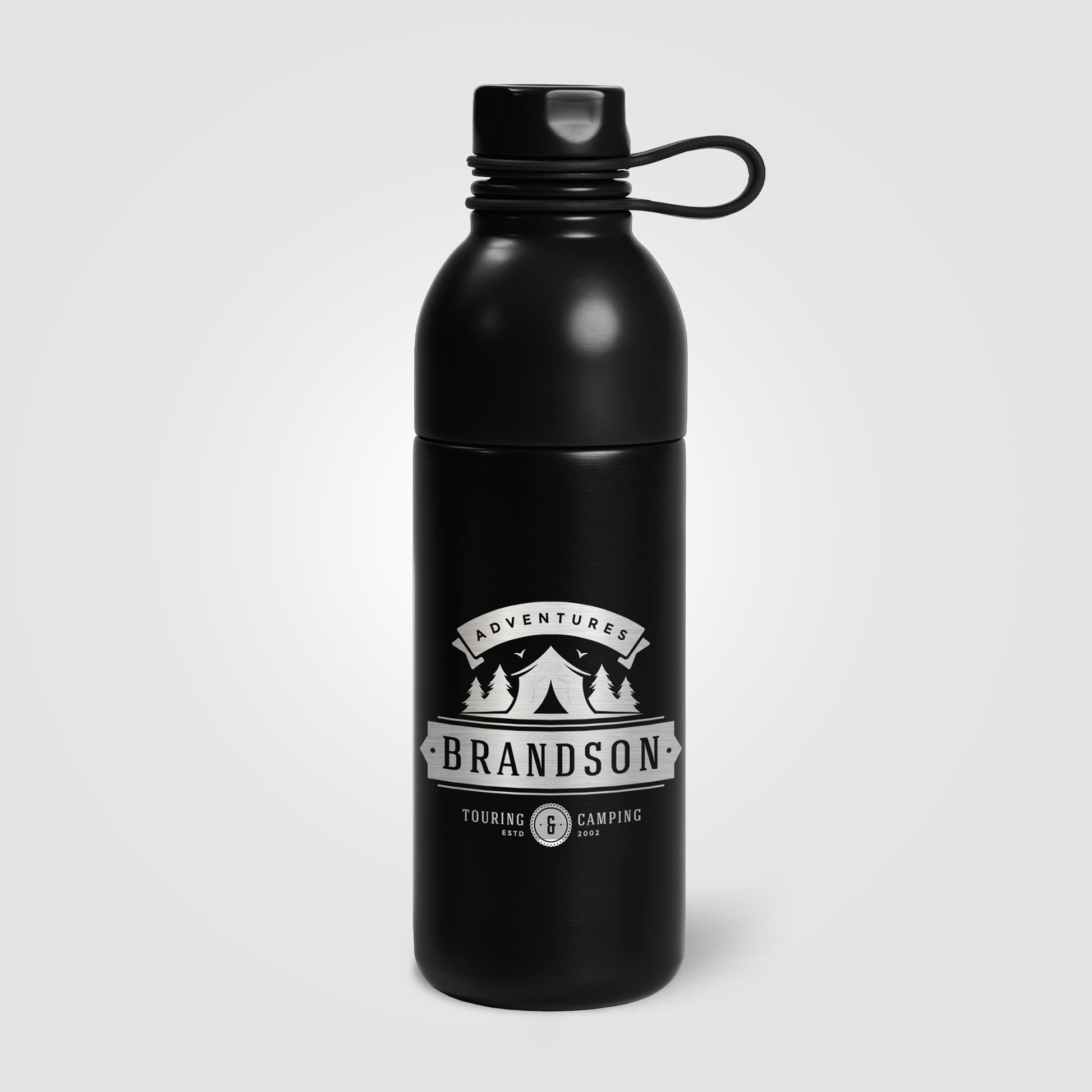 Northstar - 20 oz. Double Wall Stainless Steel Water Bottle - Laser-2