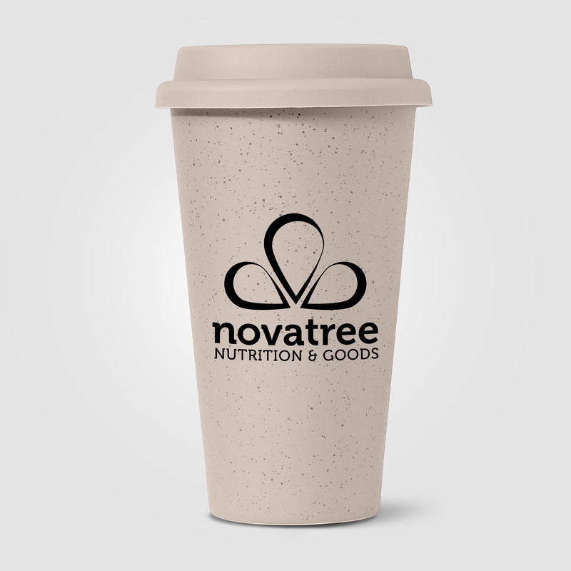 Equator - 9 oz Double Wall Ceramic Tumbler with Silicone Lid-zoom-