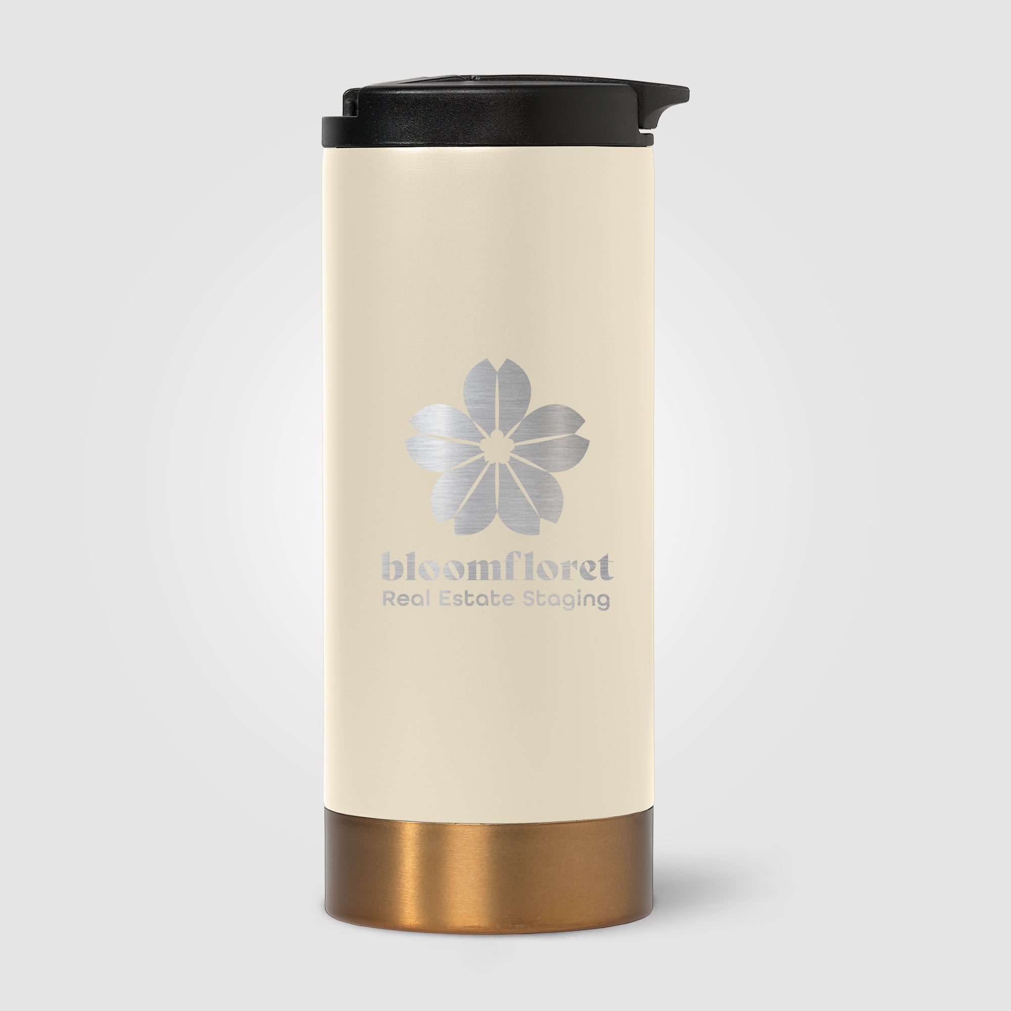 Astrid - 13 oz. Double Wall Stainless Steel Tumbler - Laser-zoom-3