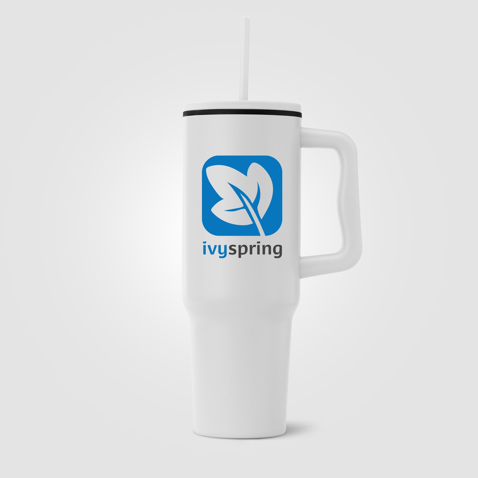 Polar Stainless Steel Double-Wall Straw Tumbler - 40 oz. - Full-Color Inkjet-zoom-4