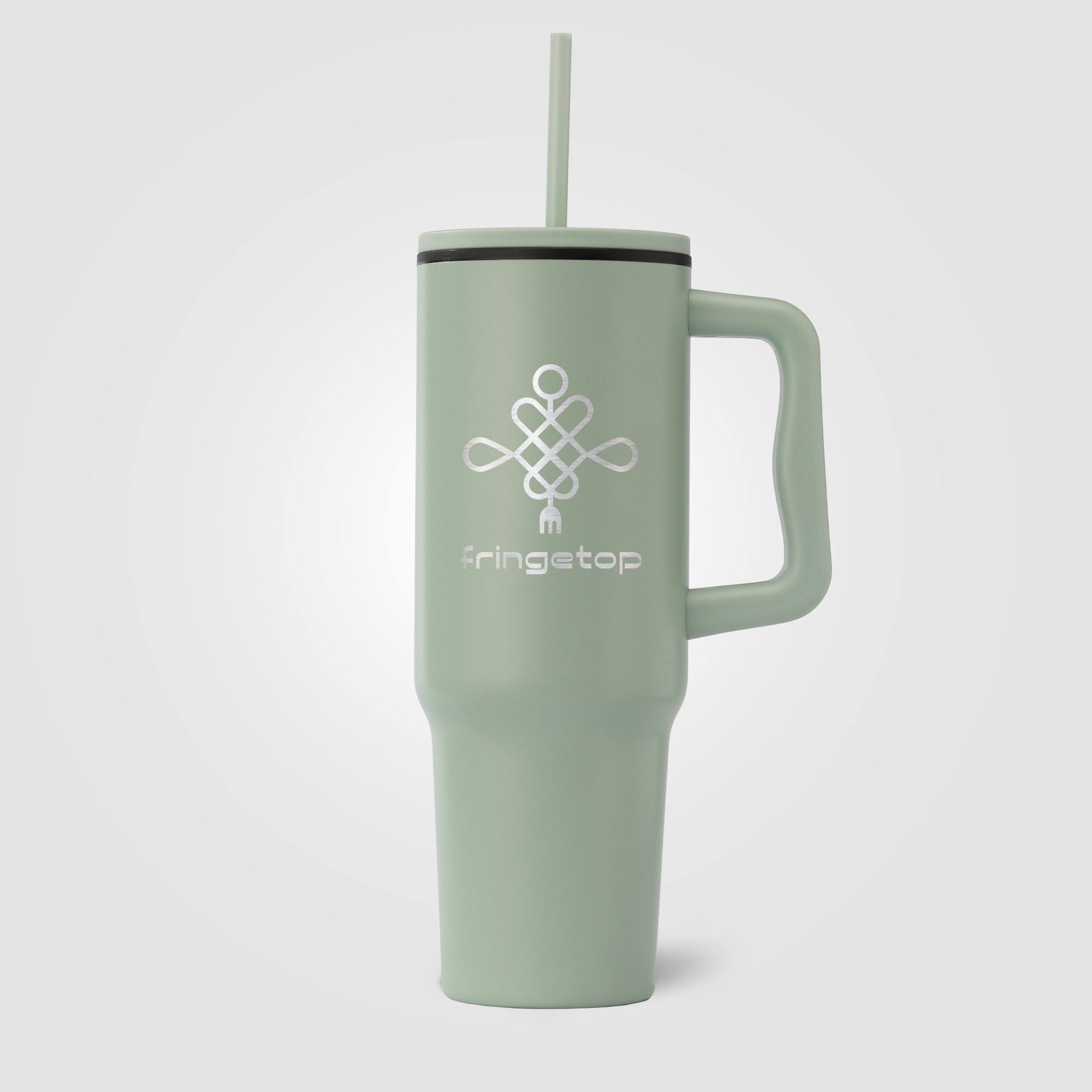 Polar - 40 oz. Stainless Steel Tumbler with Plastic Liner and Straw - Laser-zoom-3