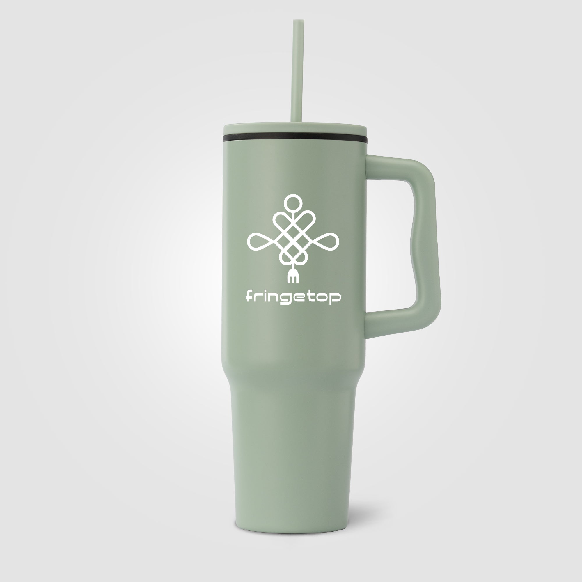 Polar - 40 oz. Stainless Steel Tumbler with Plastic Liner and Straw-zoom-3