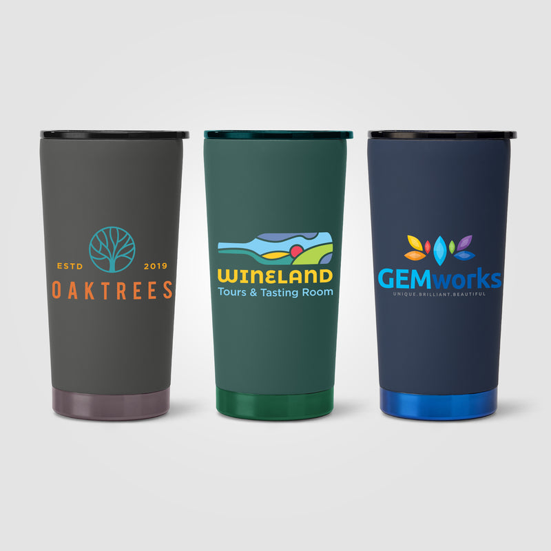 Whistler Monochrome - 18 oz. Double-Wall Stainless Tumbler - ColorJet-zoom-