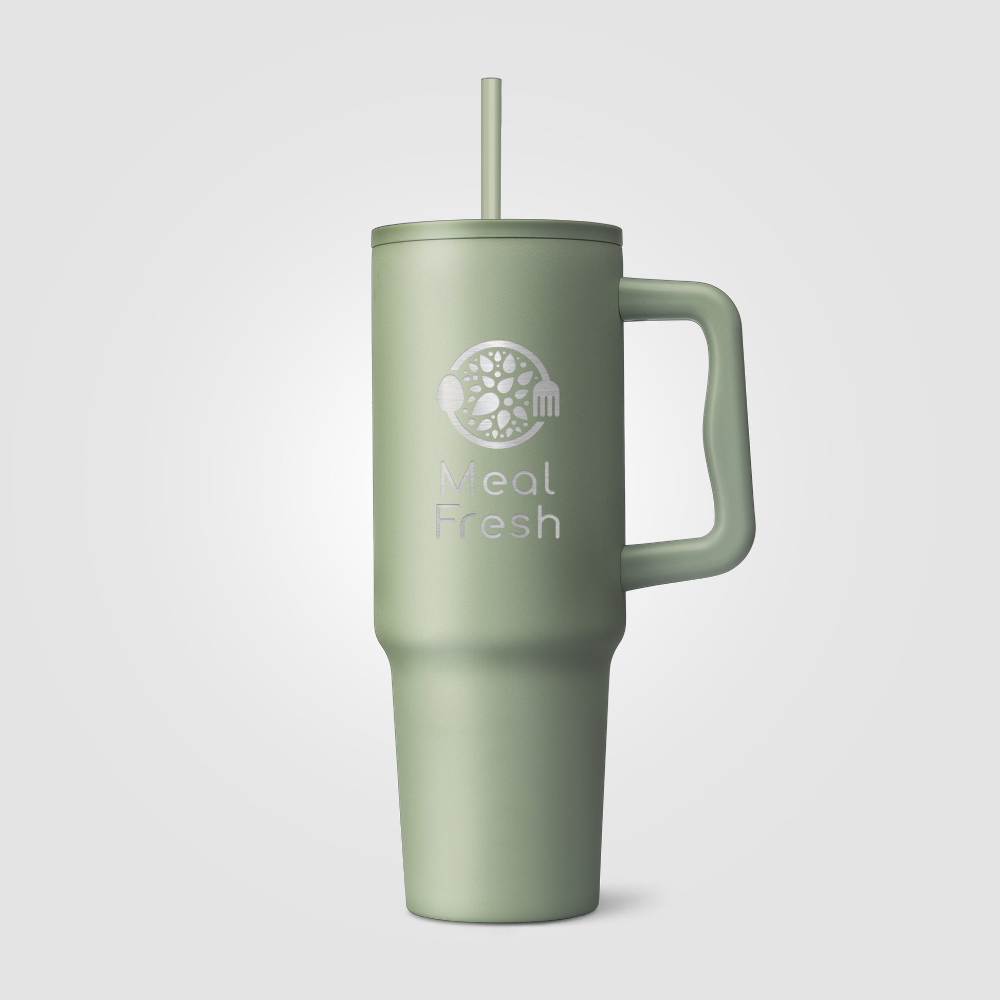 Polar Pro - 40 oz. Double-Wall Recycled Stainless Steel Tumbler with Straw - Laser-3