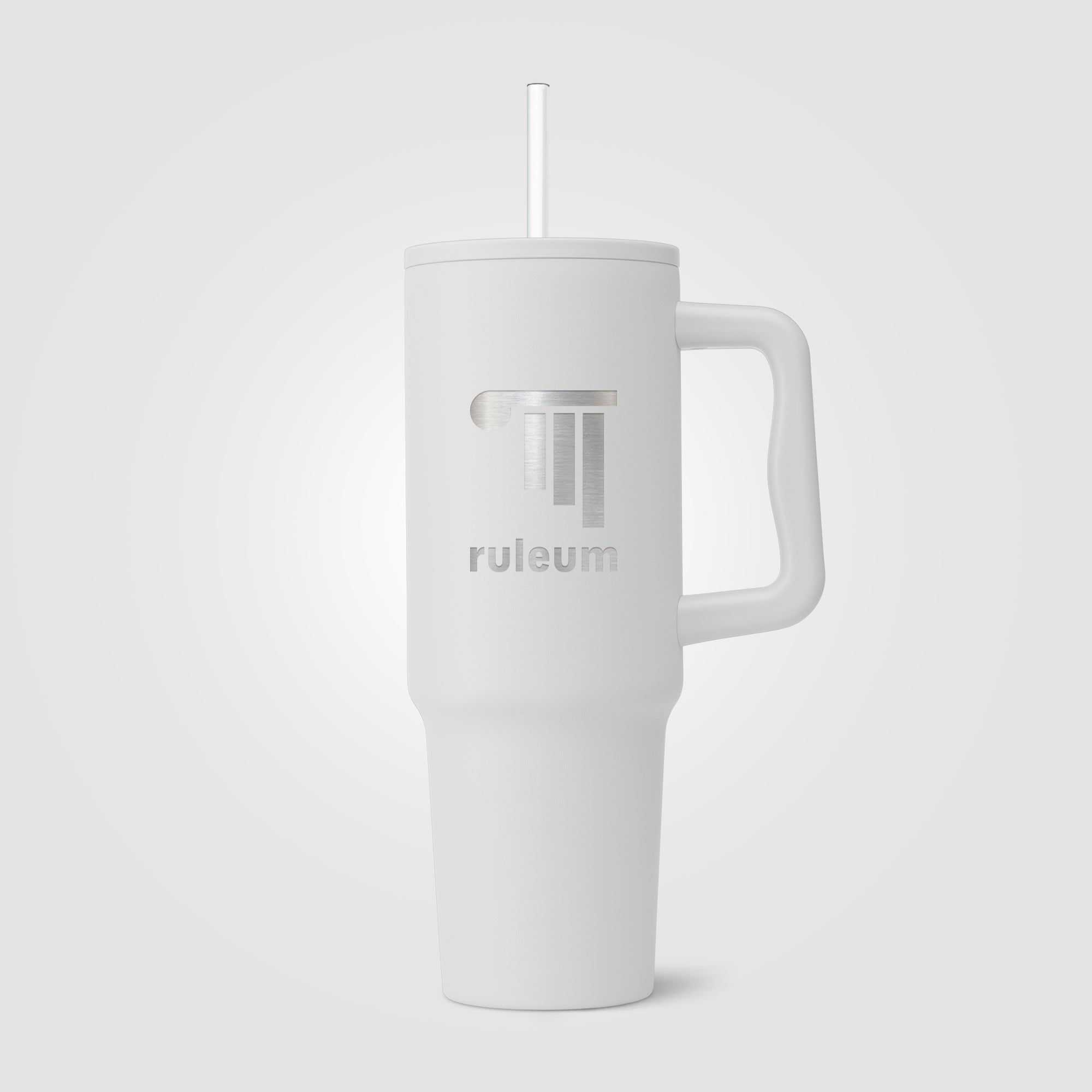 Polar Pro - 40 oz. Double-Wall Recycled Stainless Steel Tumbler with Straw - Laser-zoom-4
