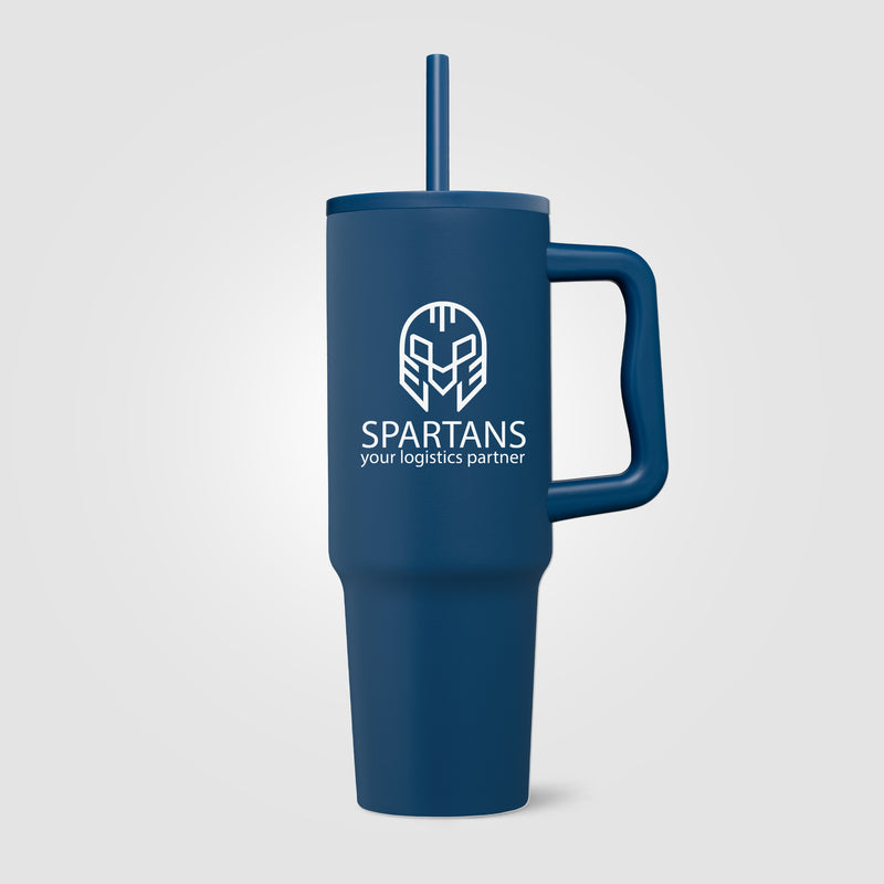Polar Pro - 40 oz. Double-Wall Recycled Stainless Steel Tumbler with Straw-zoom-