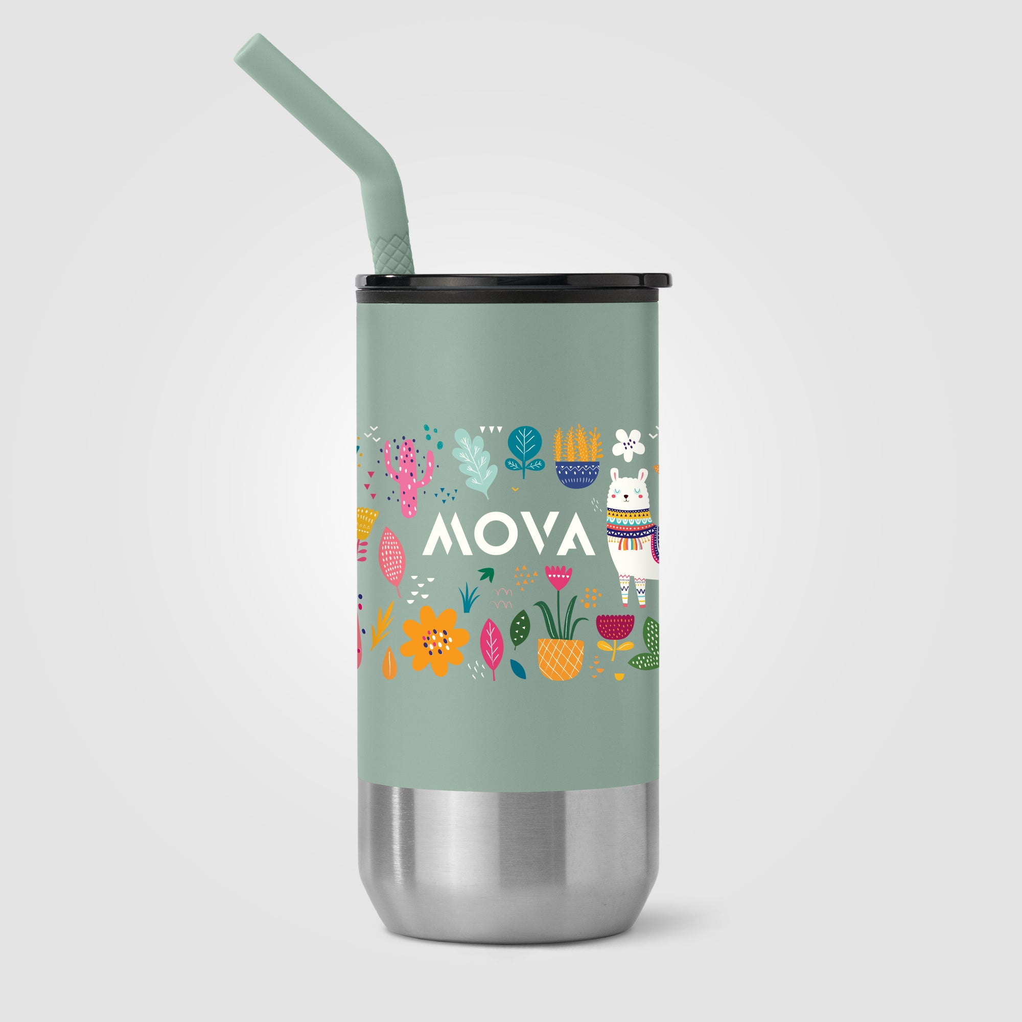 Atlantis - 16 oz. Double Wall Tumbler - Stainless with Recycled RPP Inner - ColorJet-zoom-3