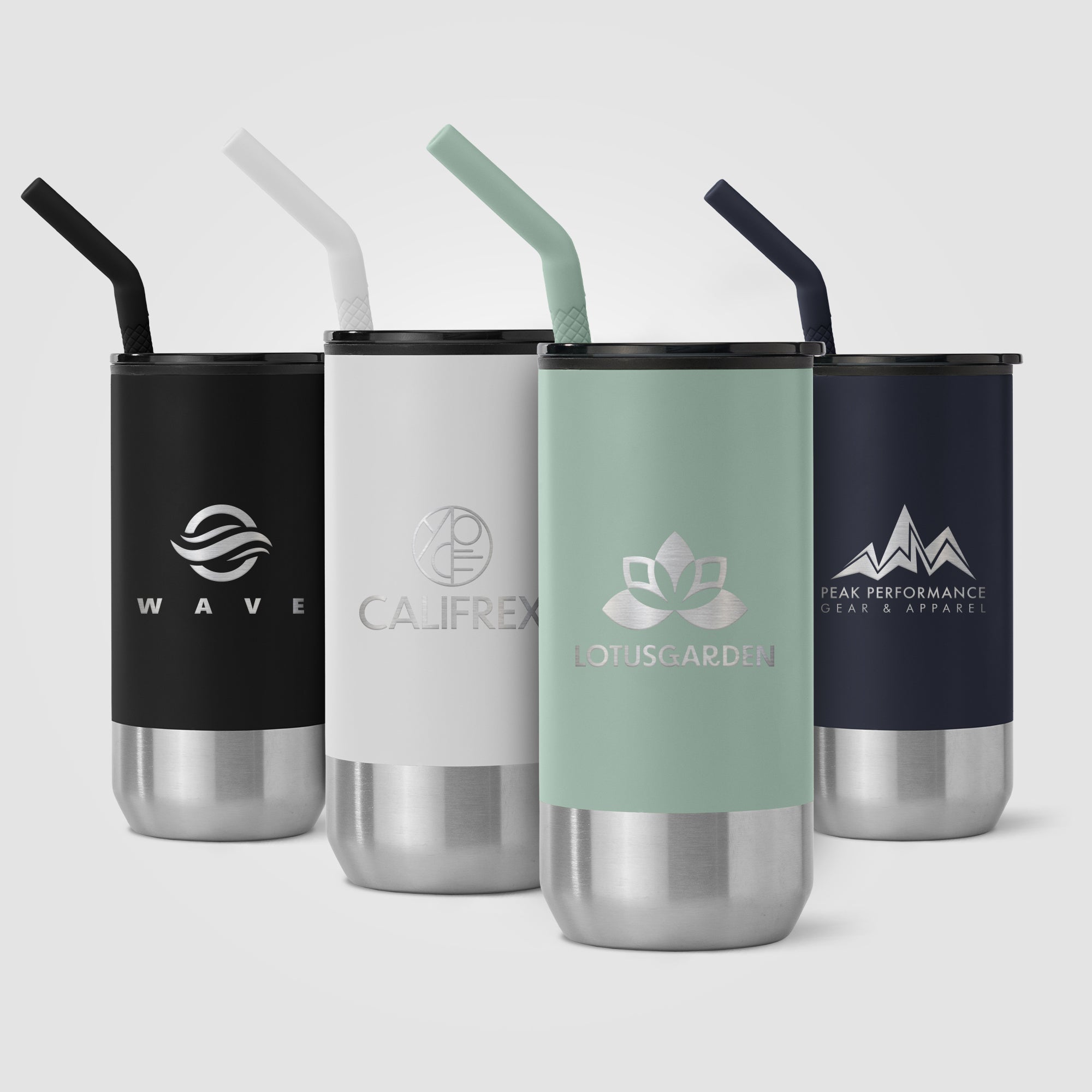 Image of the Atlantis - 16 oz. Double Wall Tumbler - Stainless with Recycled RPP Inner - Laser promotional product, SKU WFA-L.