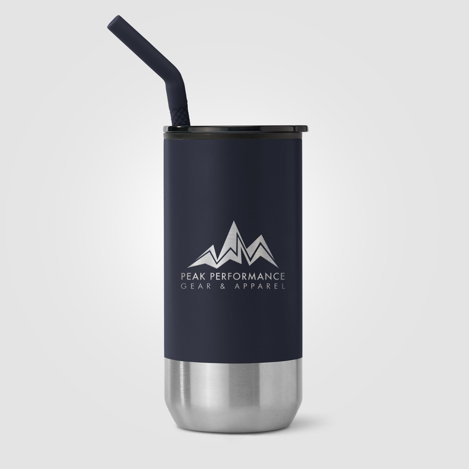 Atlantis - 16 oz. Double Wall Tumbler - Stainless with Recycled RPP Inner - Laser-5
