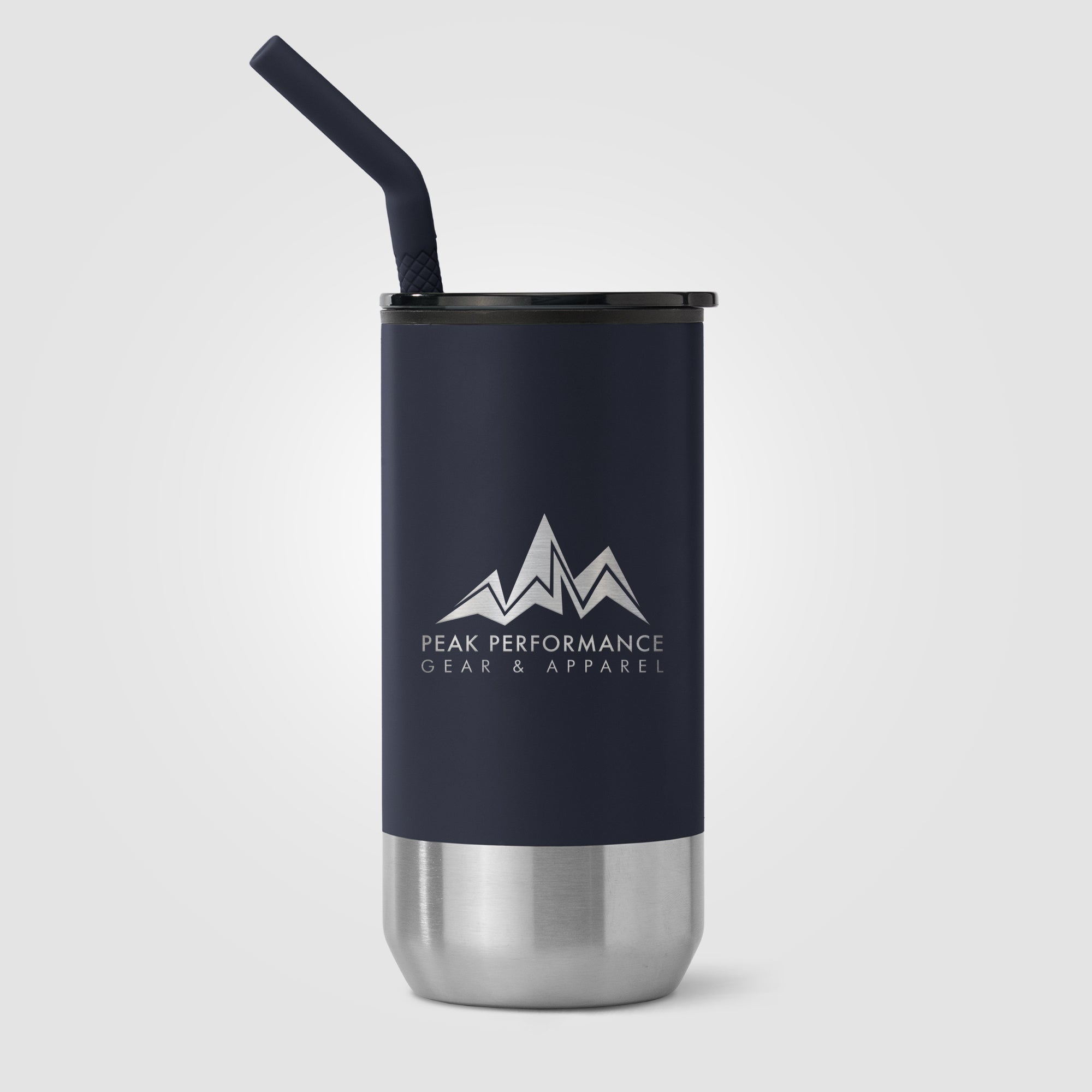 Atlantis - 16 oz. Double Wall Tumbler - Stainless with Recycled RPP Inner - Laser-zoom-5