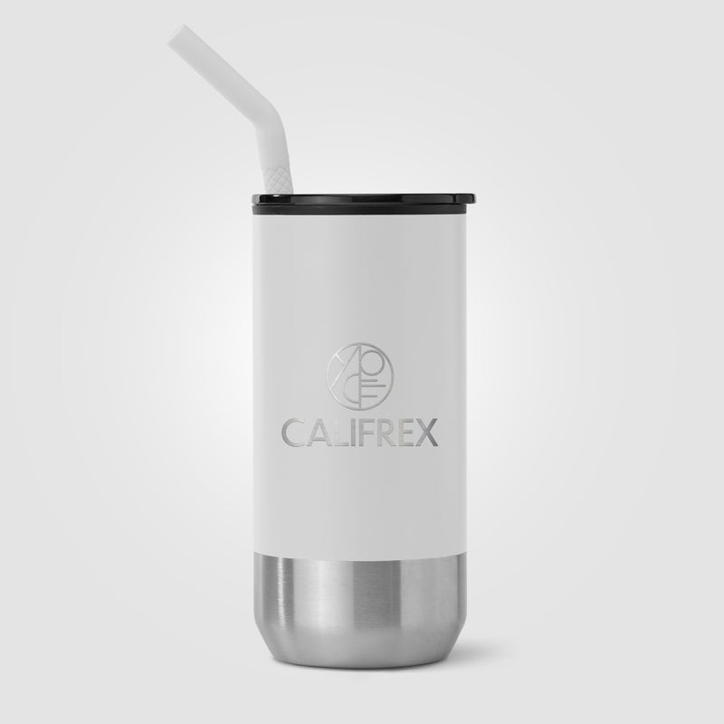 Atlantis - 16 oz. Double Wall Tumbler - Stainless with Recycled RPP Inner - Laser-zoom-