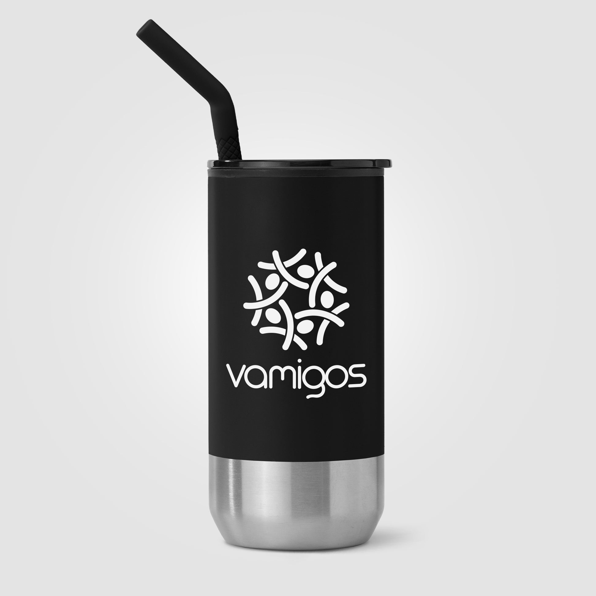Atlantis - 16 oz. Double Wall Tumbler - Stainless with Recycled RPP Inner-2