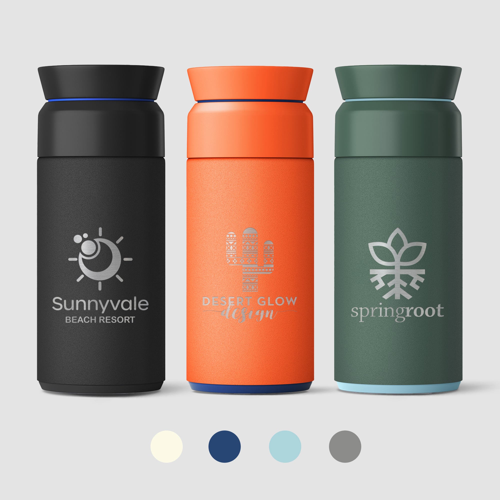 Image of the Ocean Bottle Brew Flask 12 oz - Laser promotional product, SKU WFD-L.