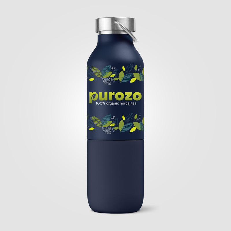 Freya Duo – 2-in-1 20 oz. Double-Wall Recycled Stainless Steel Bottle with 11 oz. Tumbler - ColorJet-zoom-