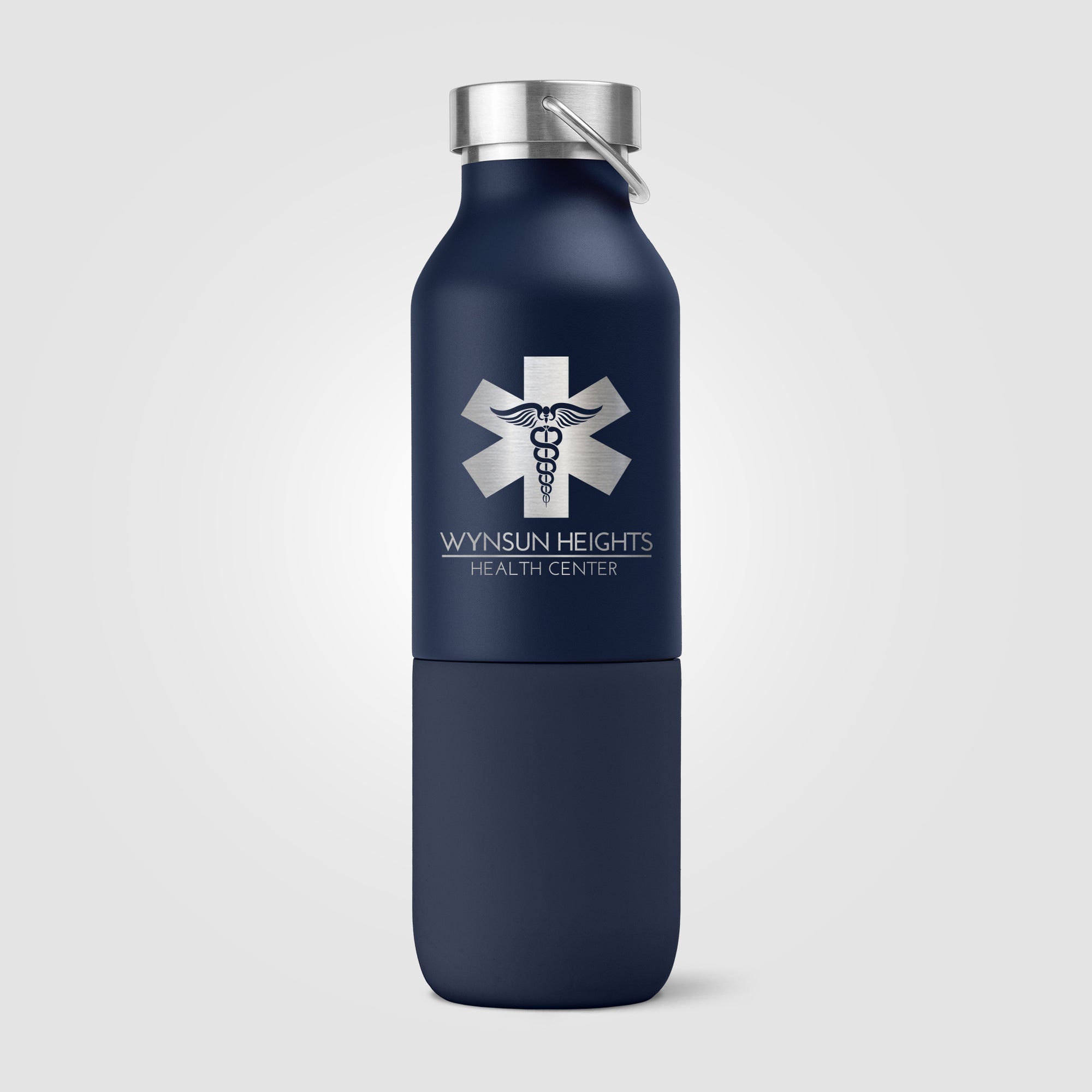Freya Duo – 2-in-1 20 oz. Double-Wall Recycled Stainless Steel Bottle with 11 oz. Tumbler - Laser