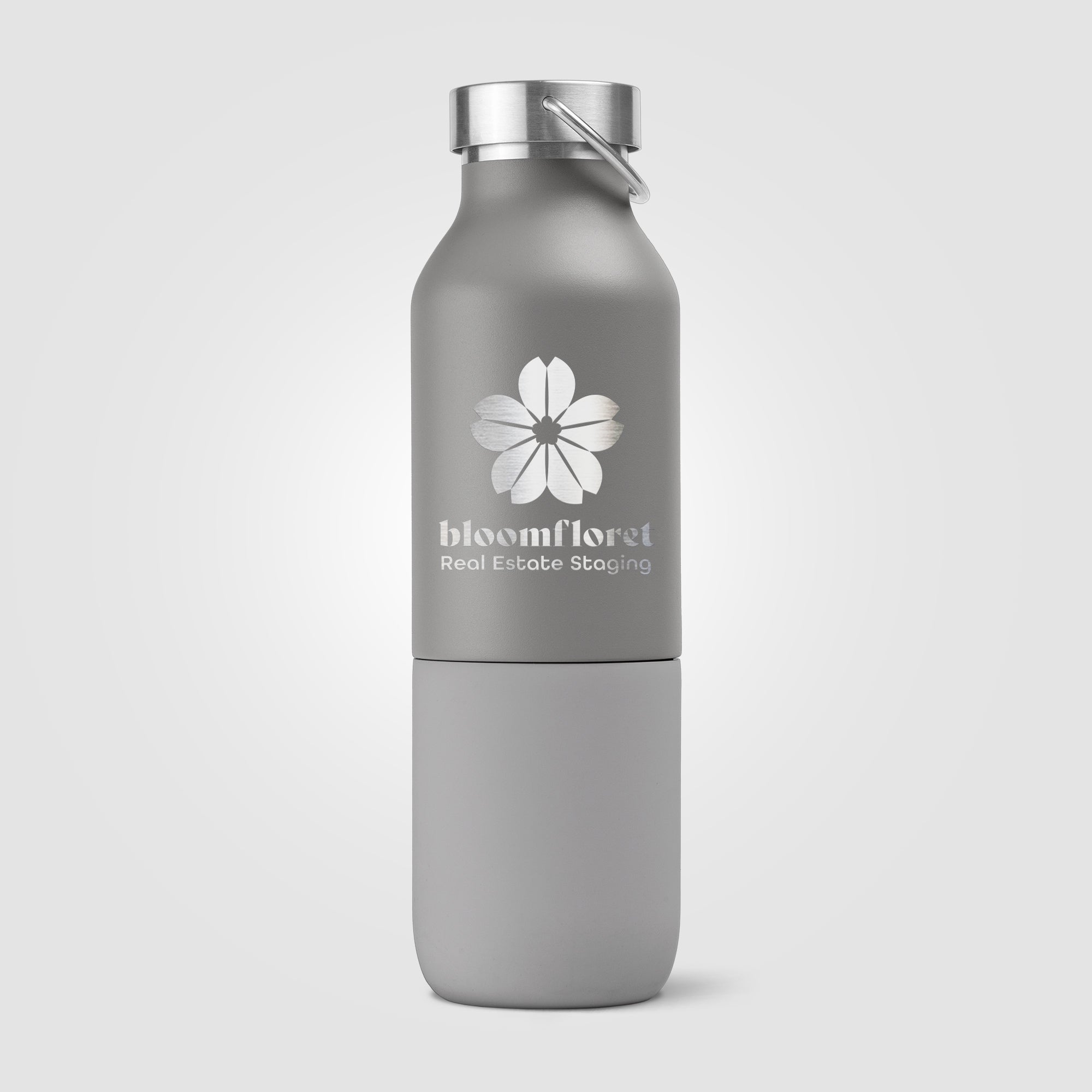 Freya Duo – 2-in-1 20 oz. Double-Wall Recycled Stainless Steel Bottle with 11 oz. Tumbler - Laser-zoom-4