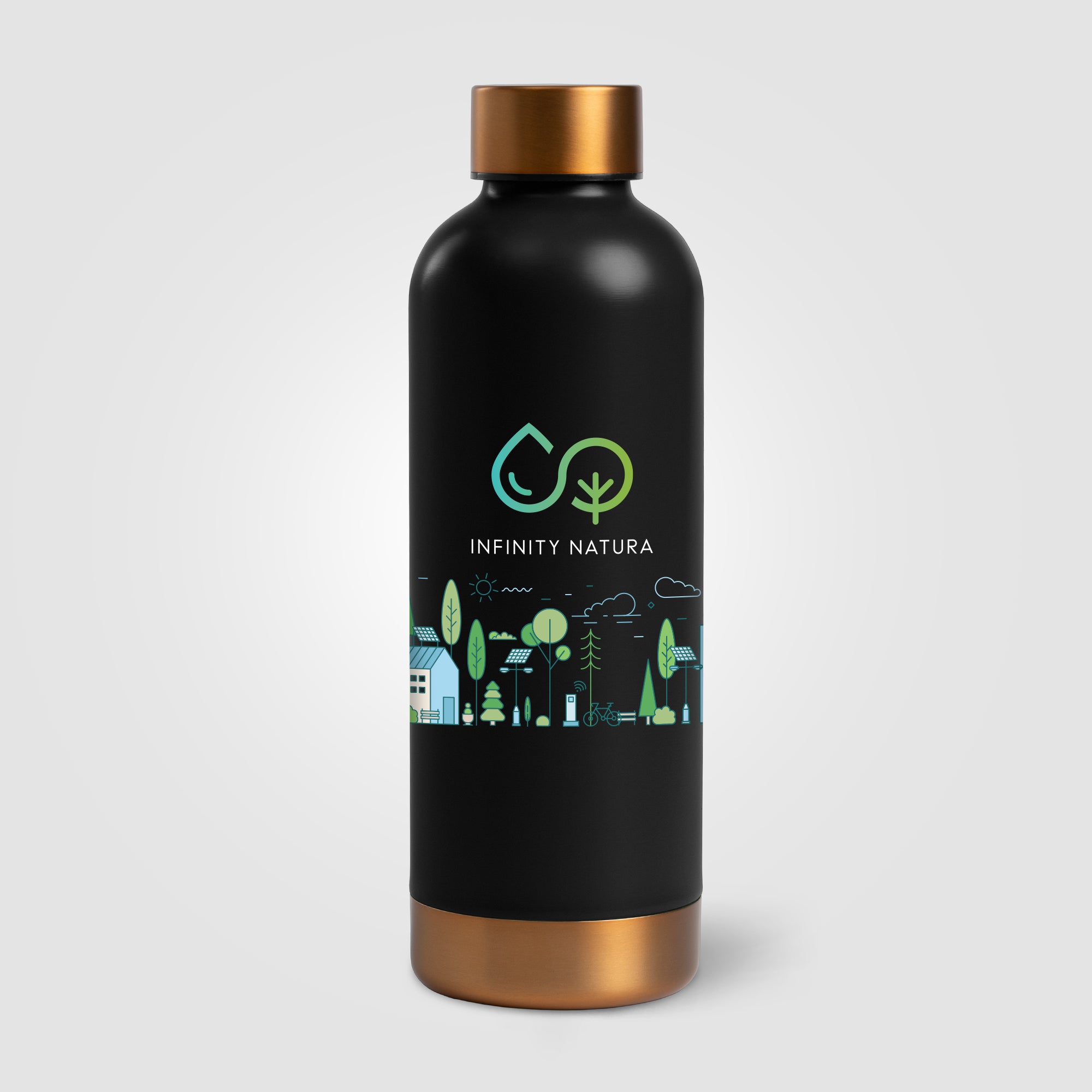 Astrid - 18 oz. Double Wall Stainless Steel Bottle - ColorJet-zoom-2