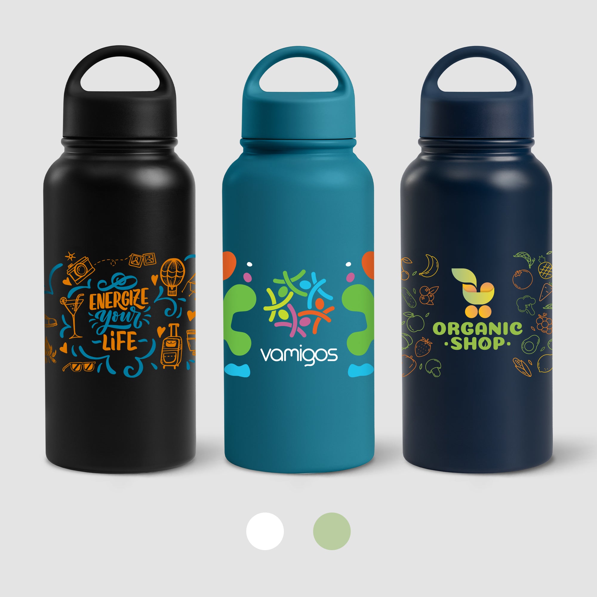 Image of the Mariner - 31 oz. Double Wall Stainless Steel Bottle - ColorJet promotional product, SKU WFM-C.