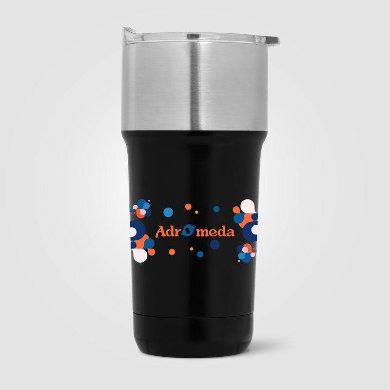 Optimus - 20 oz. Double Wall Stainless Tumbler with Ceramic Interior - Colorjet-zoom-