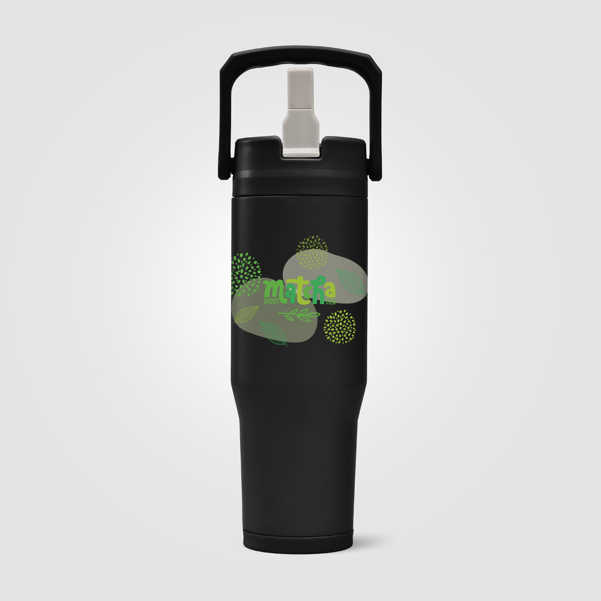 Polar Duo - 32 oz. Double-Wall Recycled Stainless Steel Tumbler with Storage Base - ColorJet