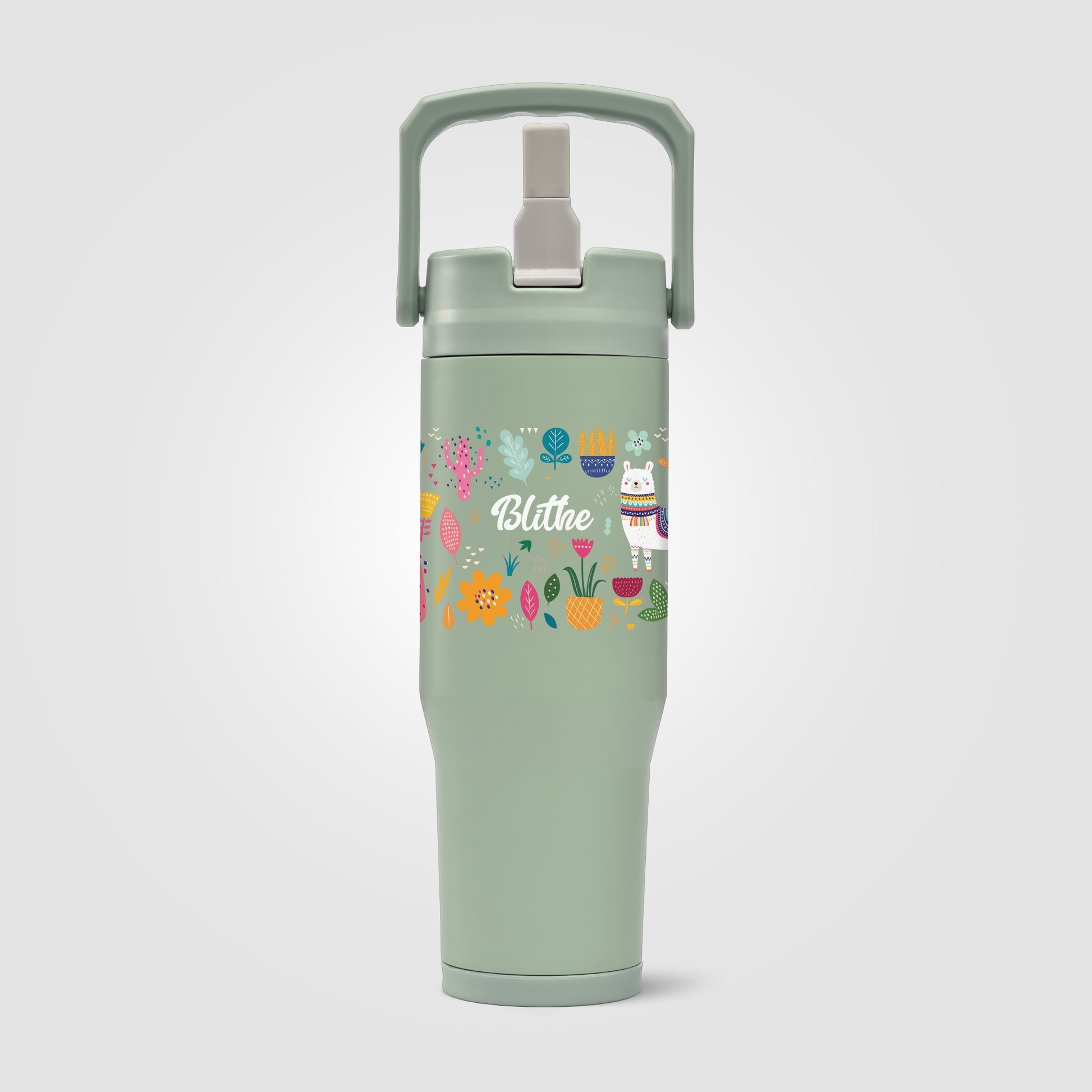 Polar Duo - 32 oz. Double-Wall Recycled Stainless Steel Tumbler with Storage Base - ColorJet-4