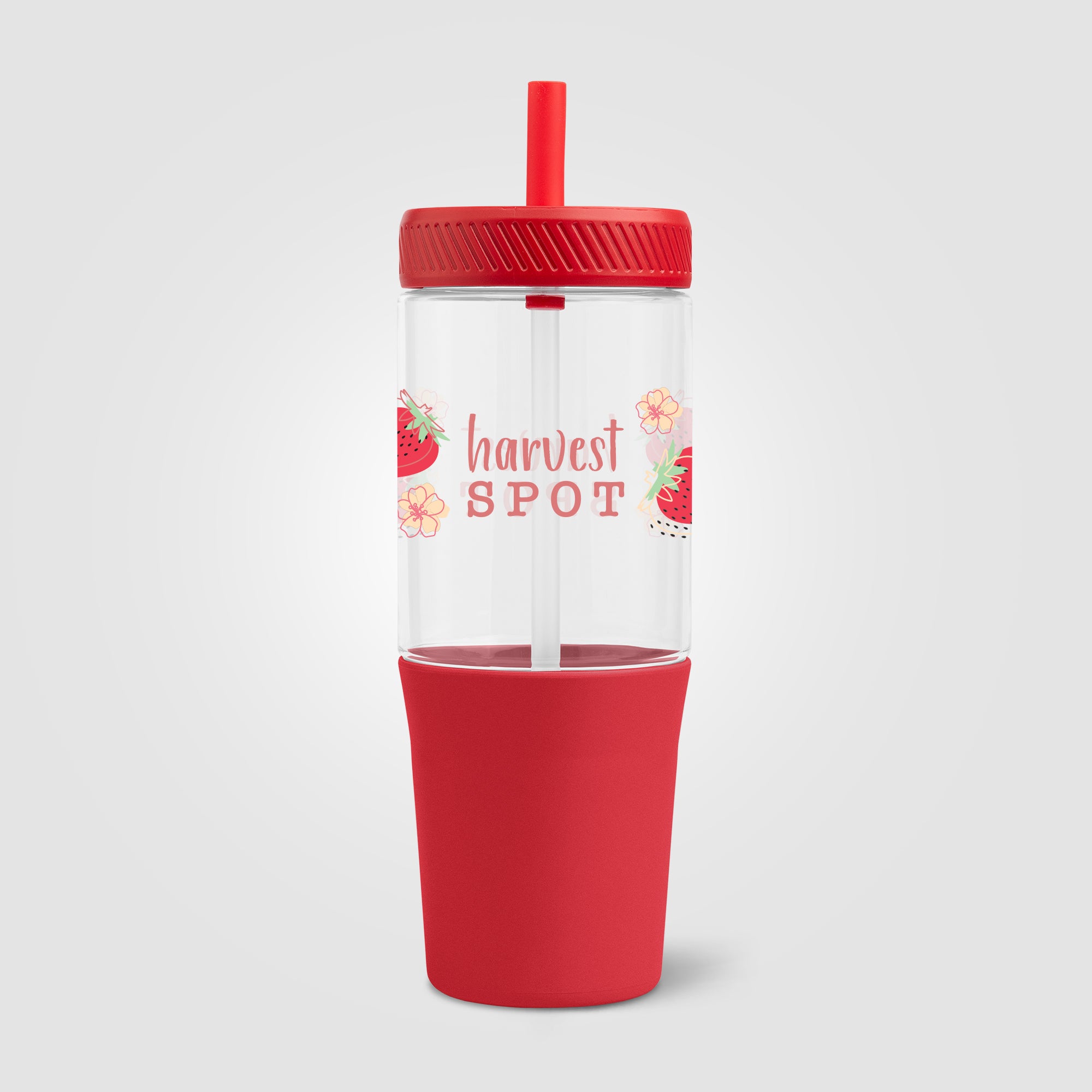 Polar Recycled Plastic Dual Tone Straw Tumbler - 40 oz. - ColorJet-zoom-5