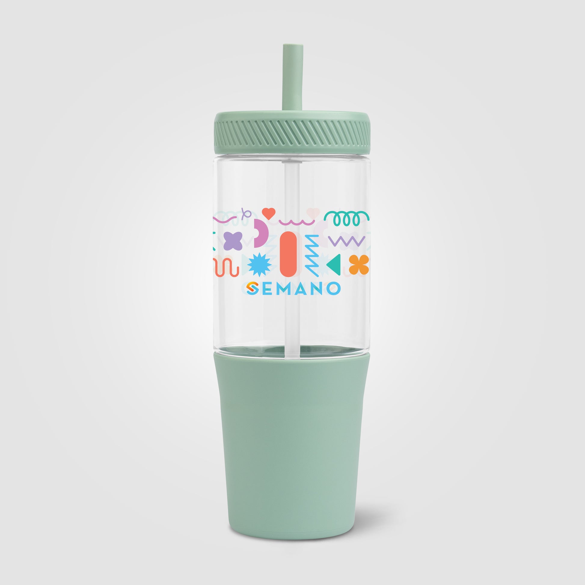 Polar Recycled Plastic Dual Tone Straw Tumbler - 40 oz. - ColorJet-6