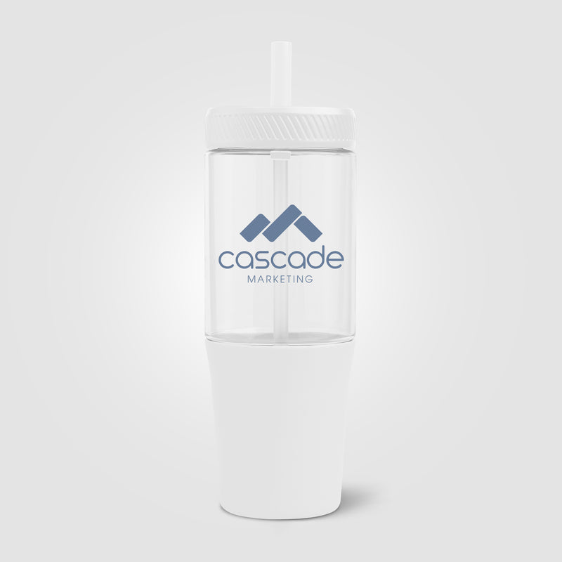 Polar Recycled Plastic Dual Tone Straw Tumbler - 40 oz.-zoom-