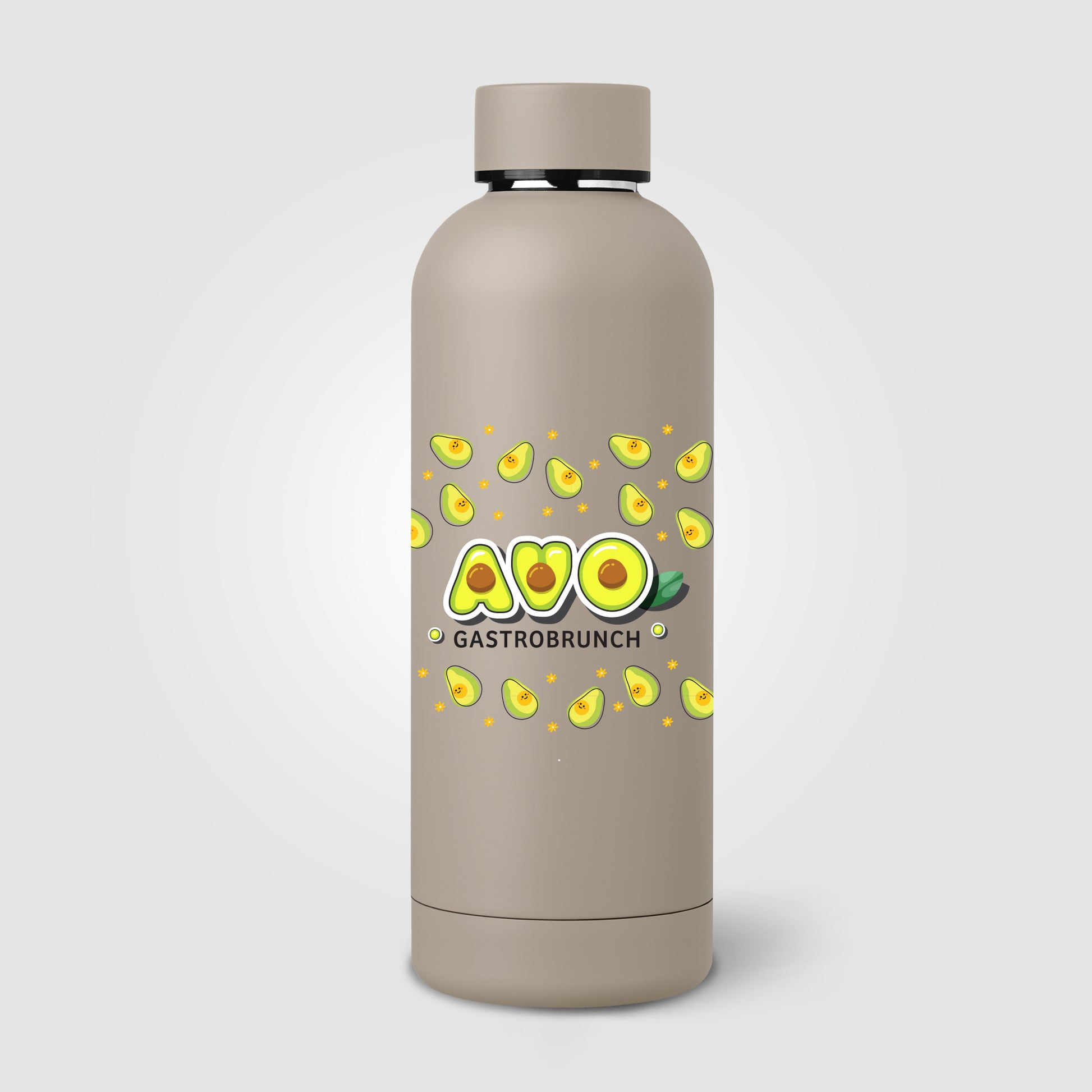 Astrid Recycled Stainless Steel Double Wall Bottle - 18 oz. - ColorJet-3