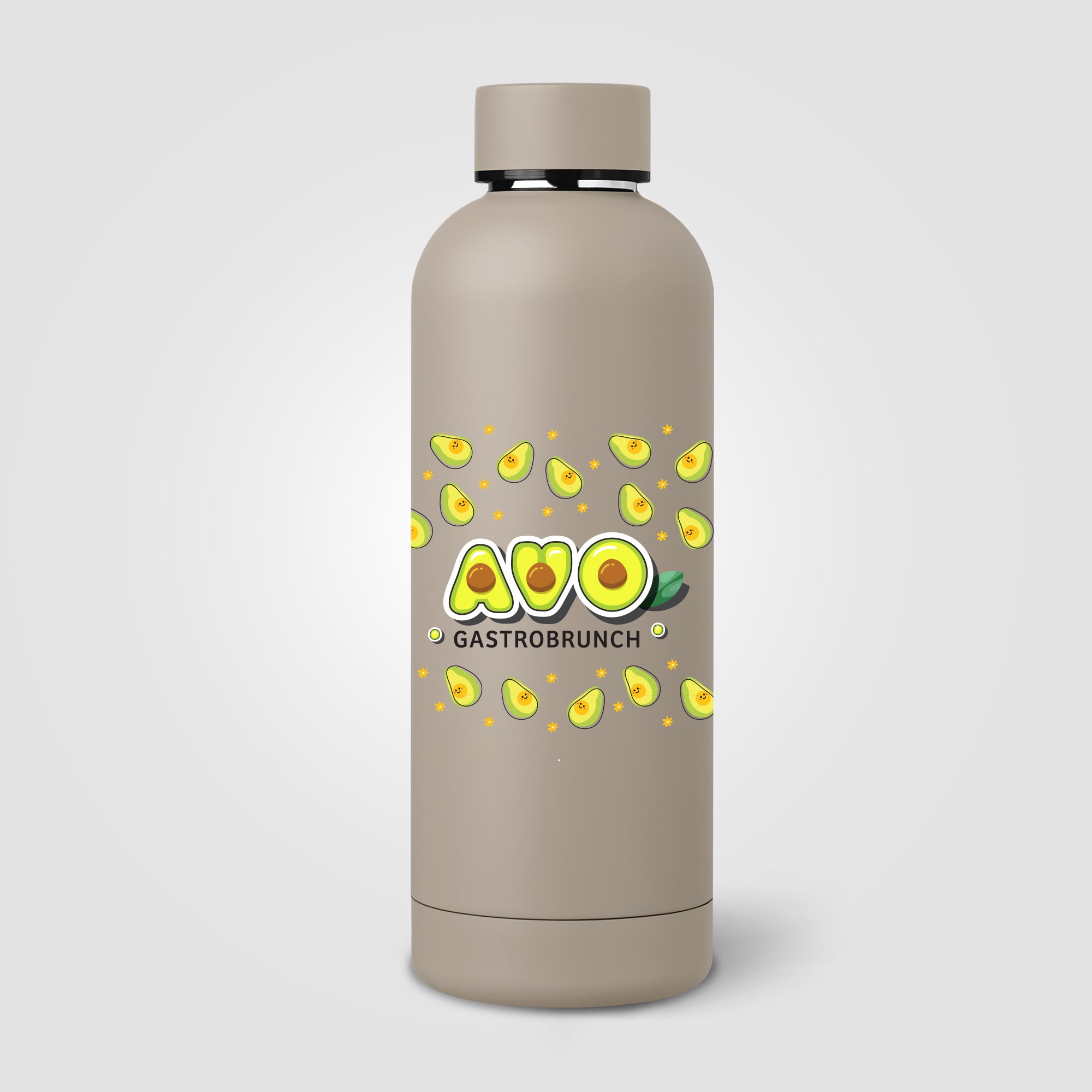 Astrid Recycled Stainless Steel Double Wall Bottle - 18 oz. - ColorJet-zoom-3