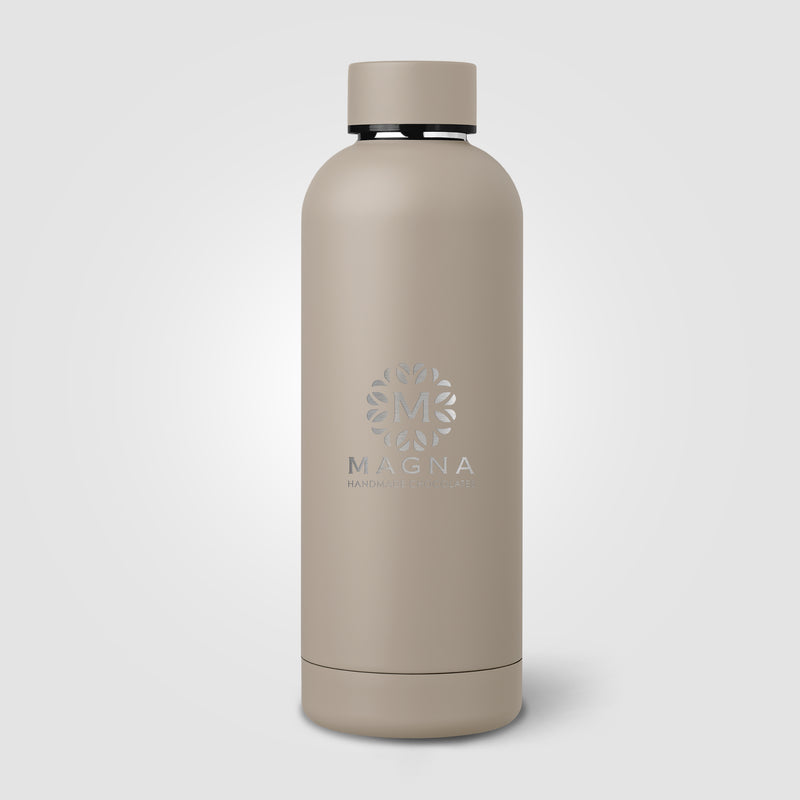 Astrid Recycled Stainless Steel Double Wall Bottle - 18 oz. - Laser Engraved-zoom-
