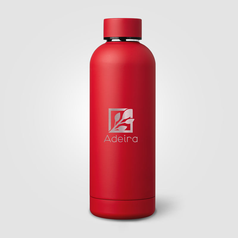 Astrid Recycled Stainless Steel Double Wall Bottle - 18 oz. - Laser Engraved-zoom-