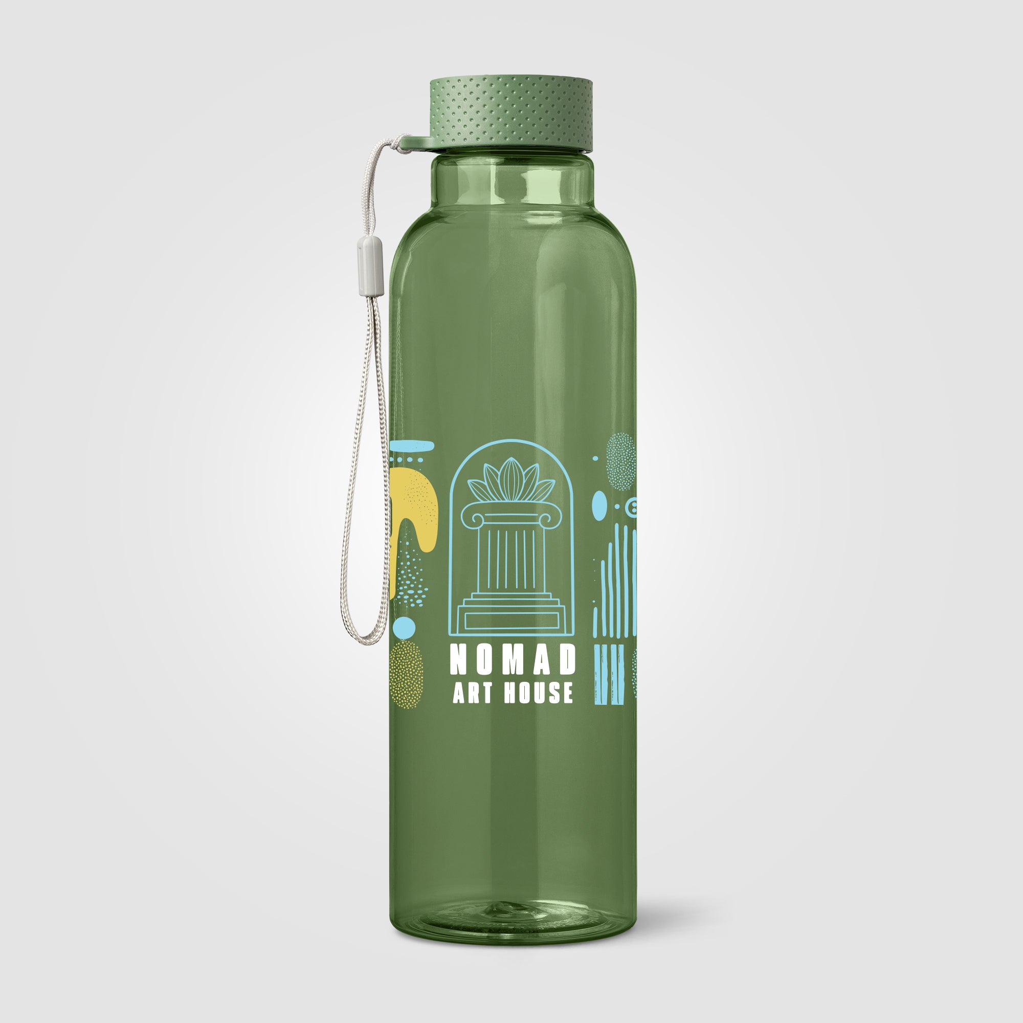 Aura RPET Wrist Strap Bottle - 24 oz. - ColorJet-zoom-4
