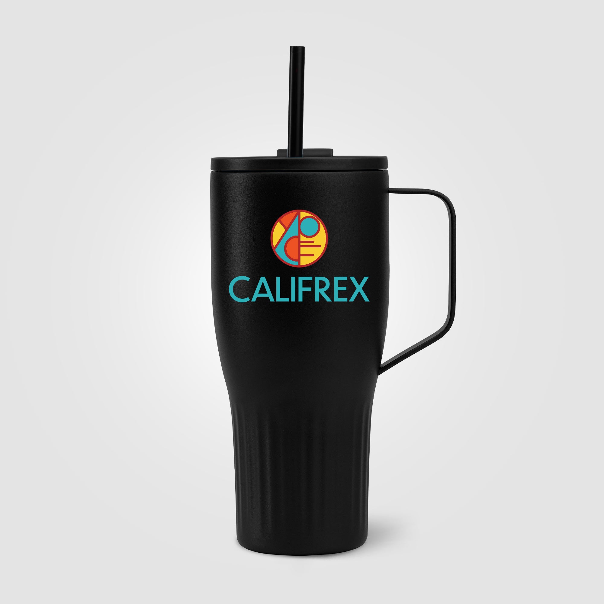 Majesty Recycled Stainless Steel Straw Tumbler - 30 oz. - Full-Color Inkjet-zoom-2