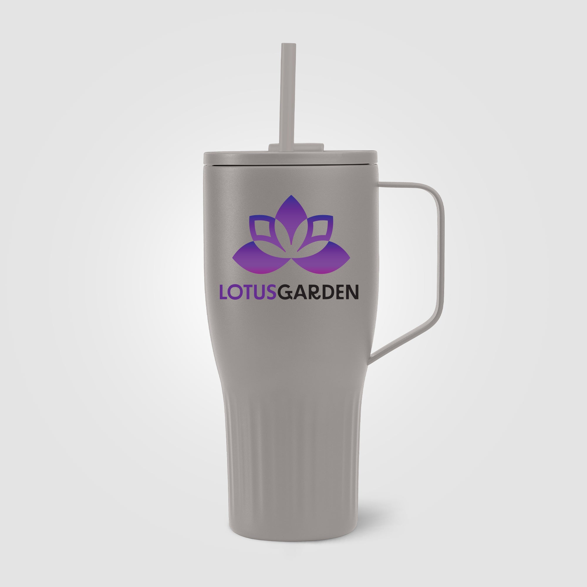 Majesty Recycled Stainless Steel Straw Tumbler - 30 oz. - Full-Color Inkjet-zoom-4