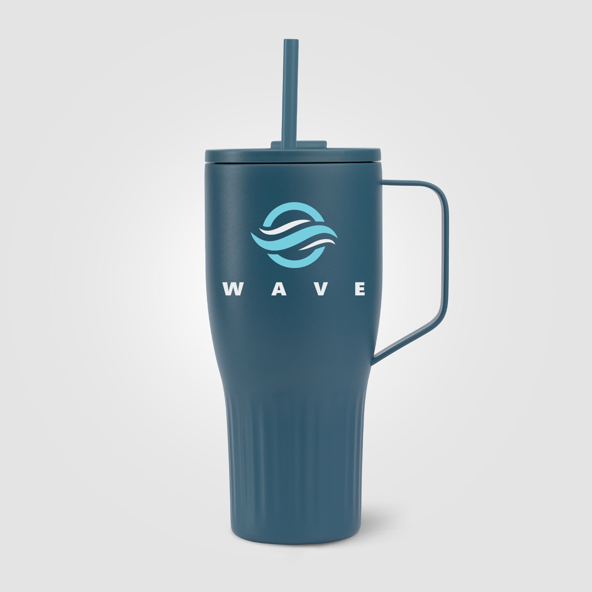 Majesty Recycled Stainless Steel Straw Tumbler - 30 oz. - Full-Color Inkjet-3