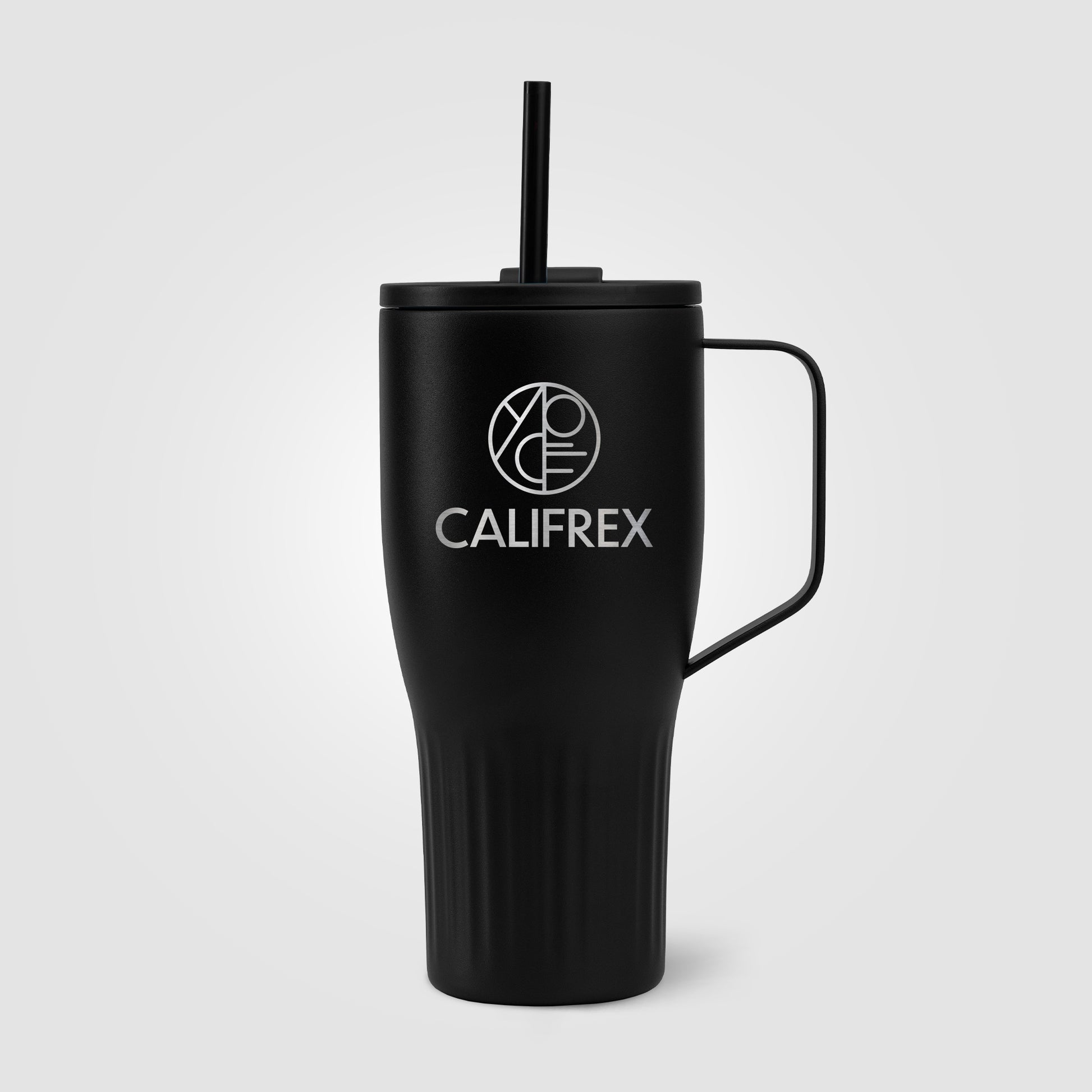 Majesty Recycled Stainless Steel Straw Tumbler - 30 oz. - Laser Engraved-2