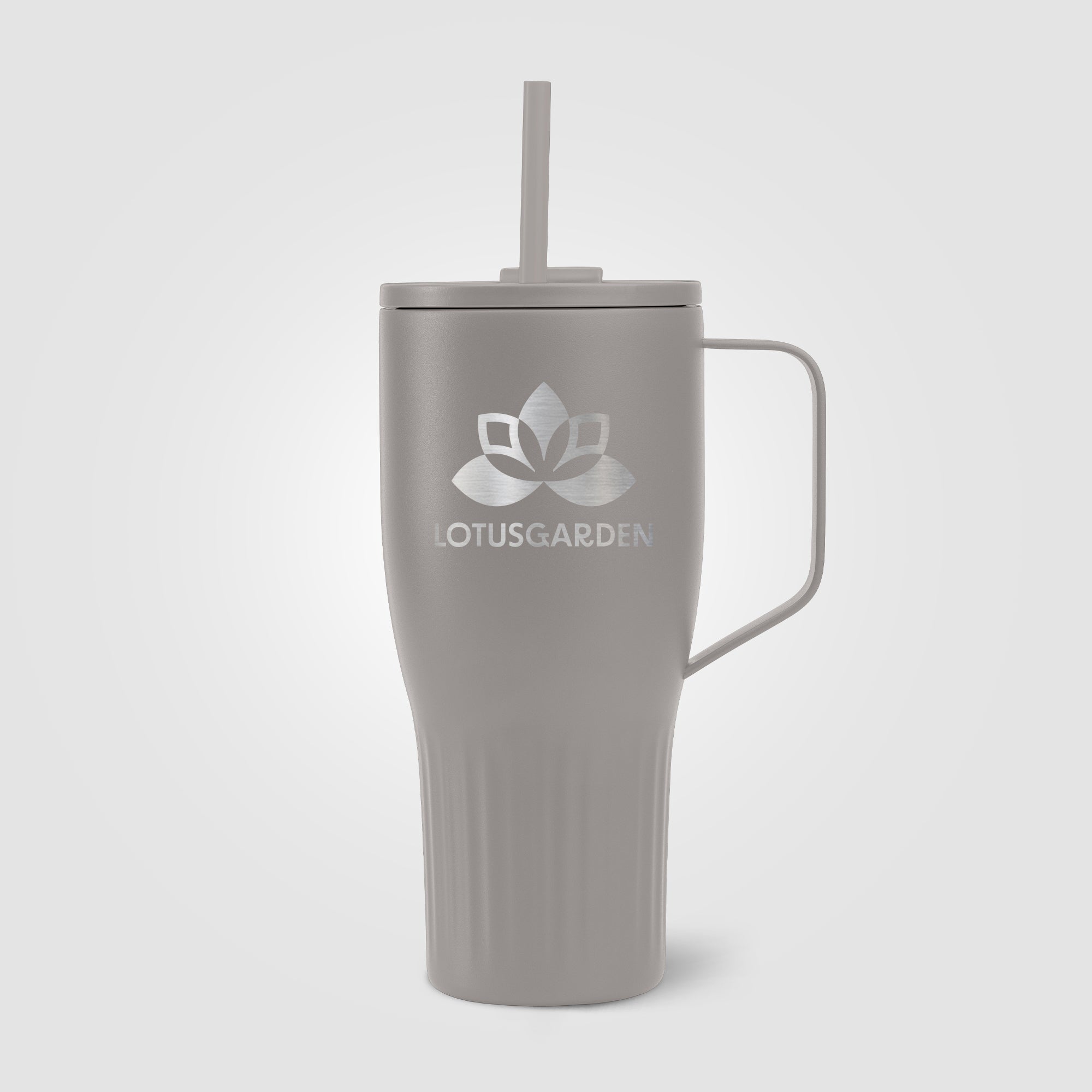 Majesty Recycled Stainless Steel Straw Tumbler - 30 oz. - Laser Engraved-zoom-3