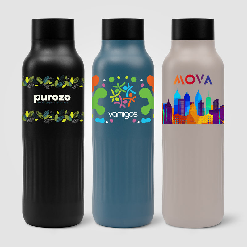 Majesty Recycled Stainless Steel Bottle - 20 oz. - ColorJet-zoom-