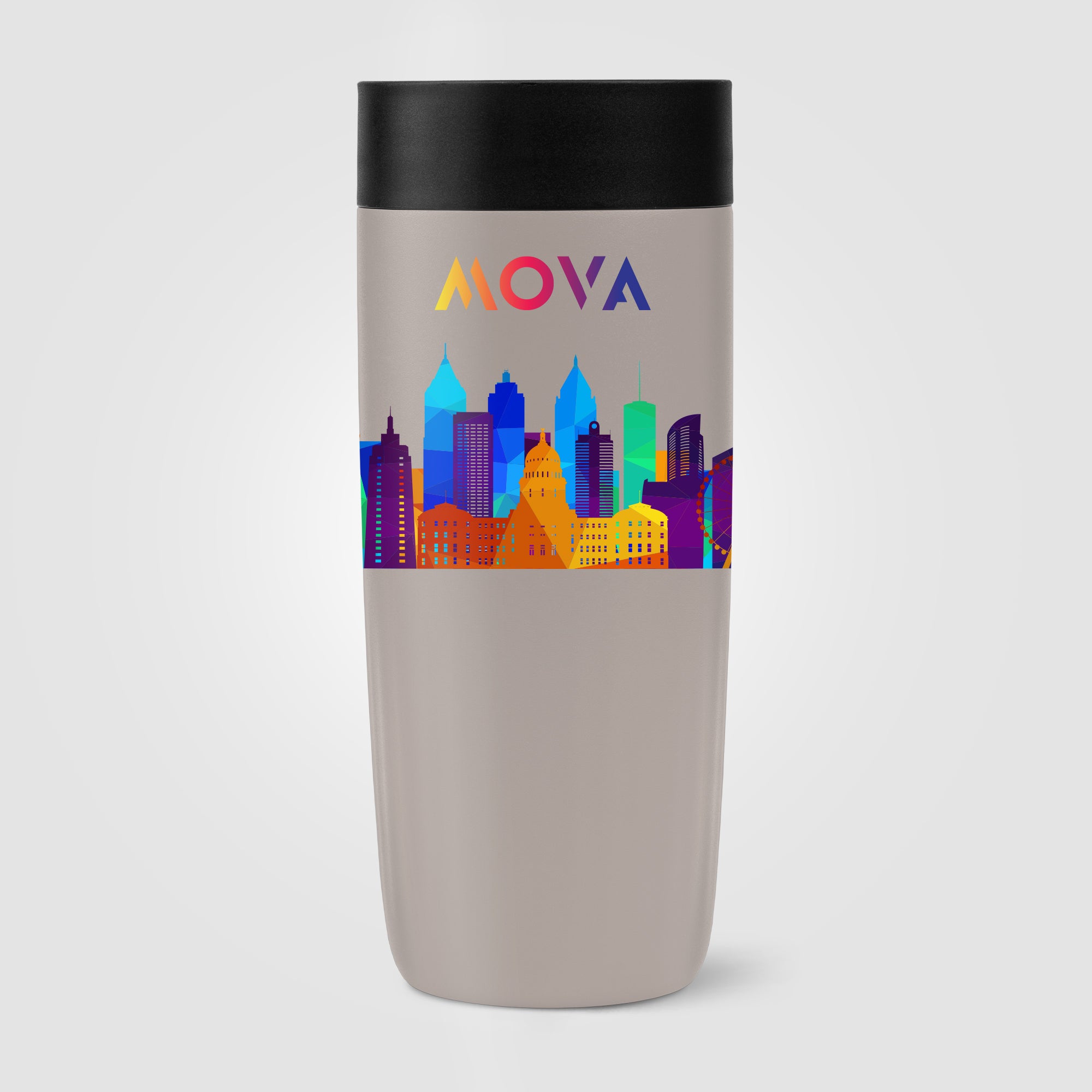 Majesty Recycled Stainless Steel Tumbler - 13 oz. - ColorJet-zoom-3