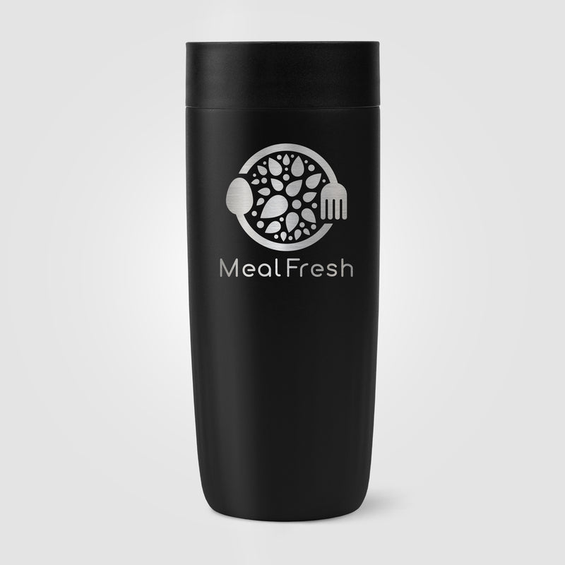 Majesty Recycled Stainless Steel Tumbler - 13 oz. - Laser Engraved-zoom-