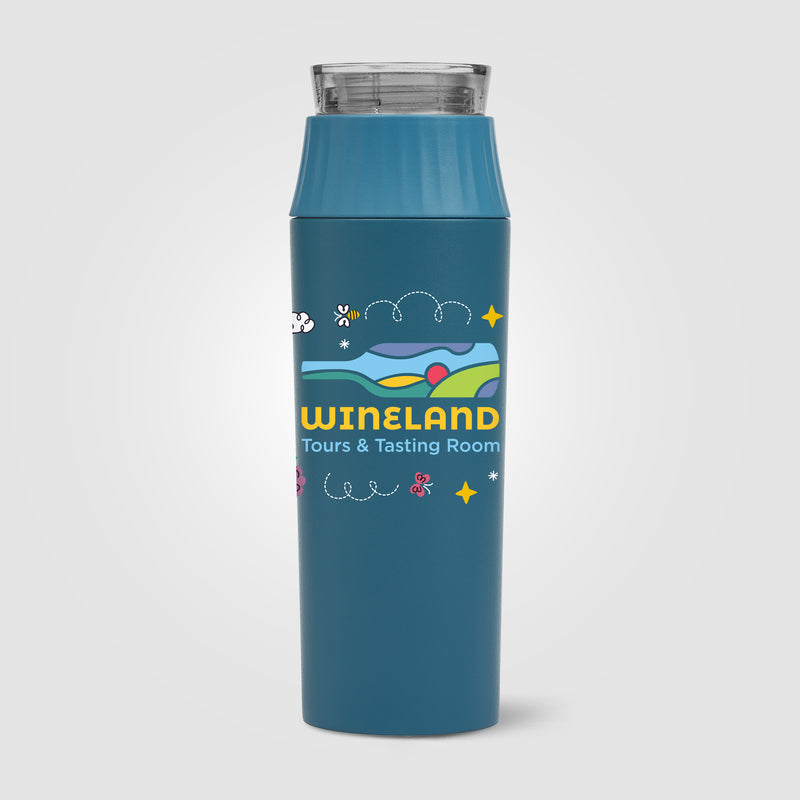 Majesty Recycled Stainless Steel Leakproof Lid Bottle - 20 oz. - ColorJet-zoom-