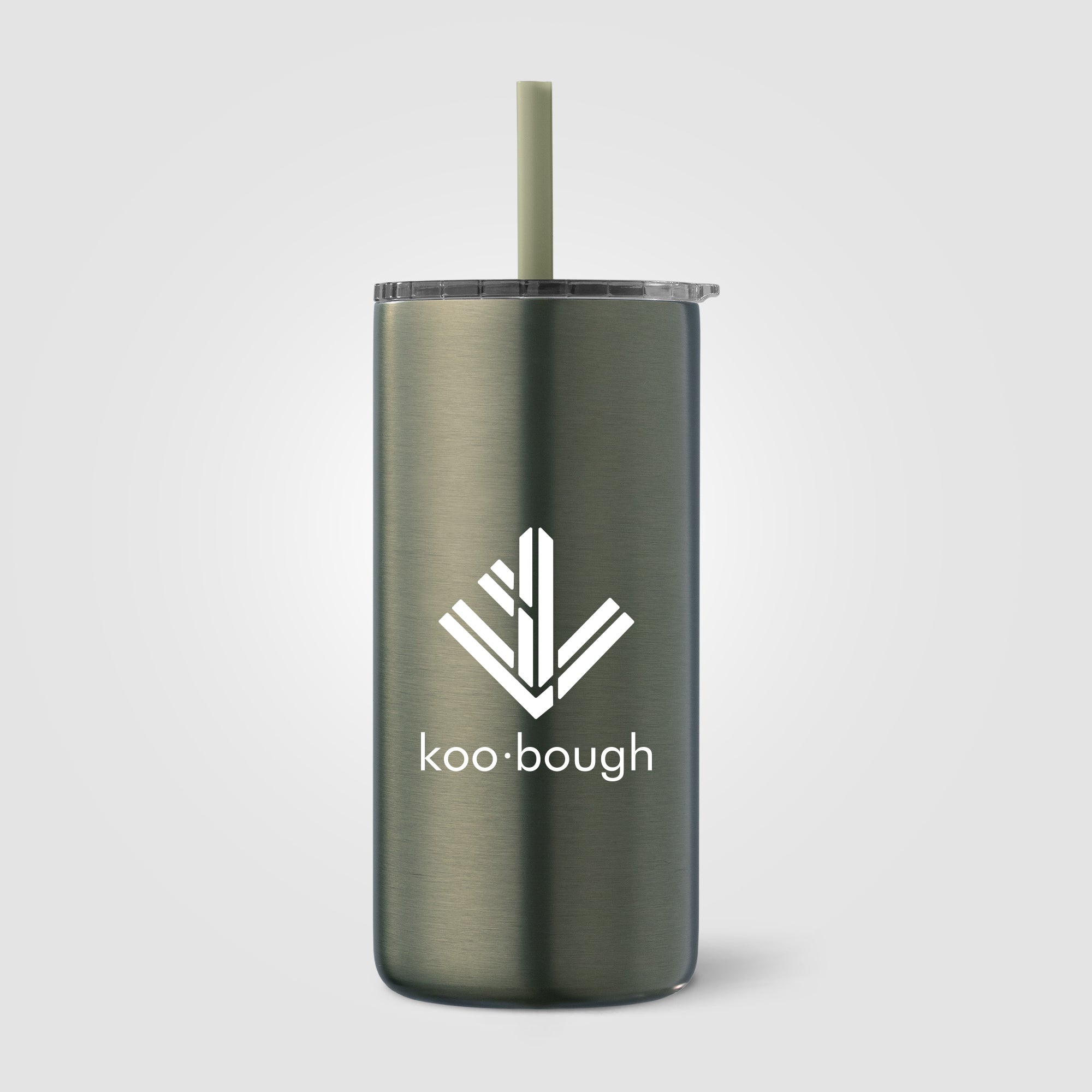 Borealis Recycled Stainless Steel Straw Tumbler - 16 oz.-zoom-3