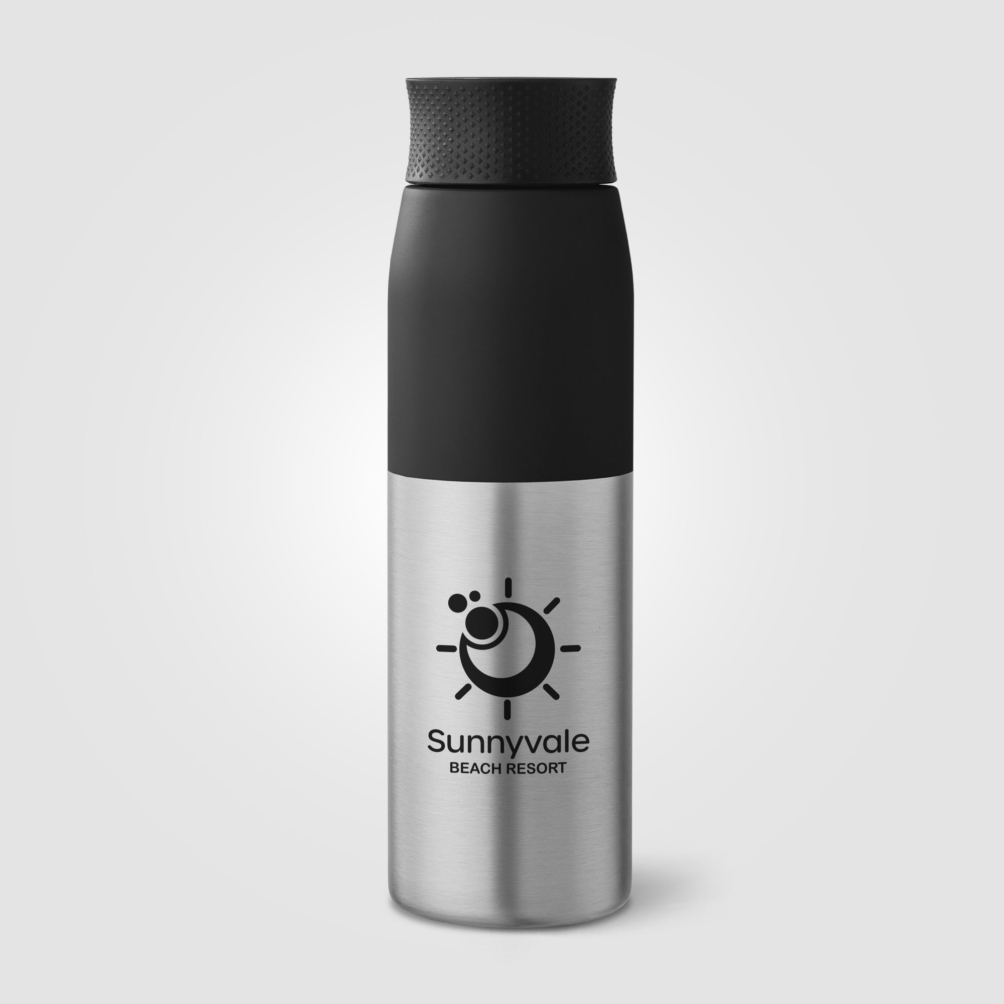 Borealis Recycled Stainless Steel Twist Lid Bottle - 22 oz.-zoom-2