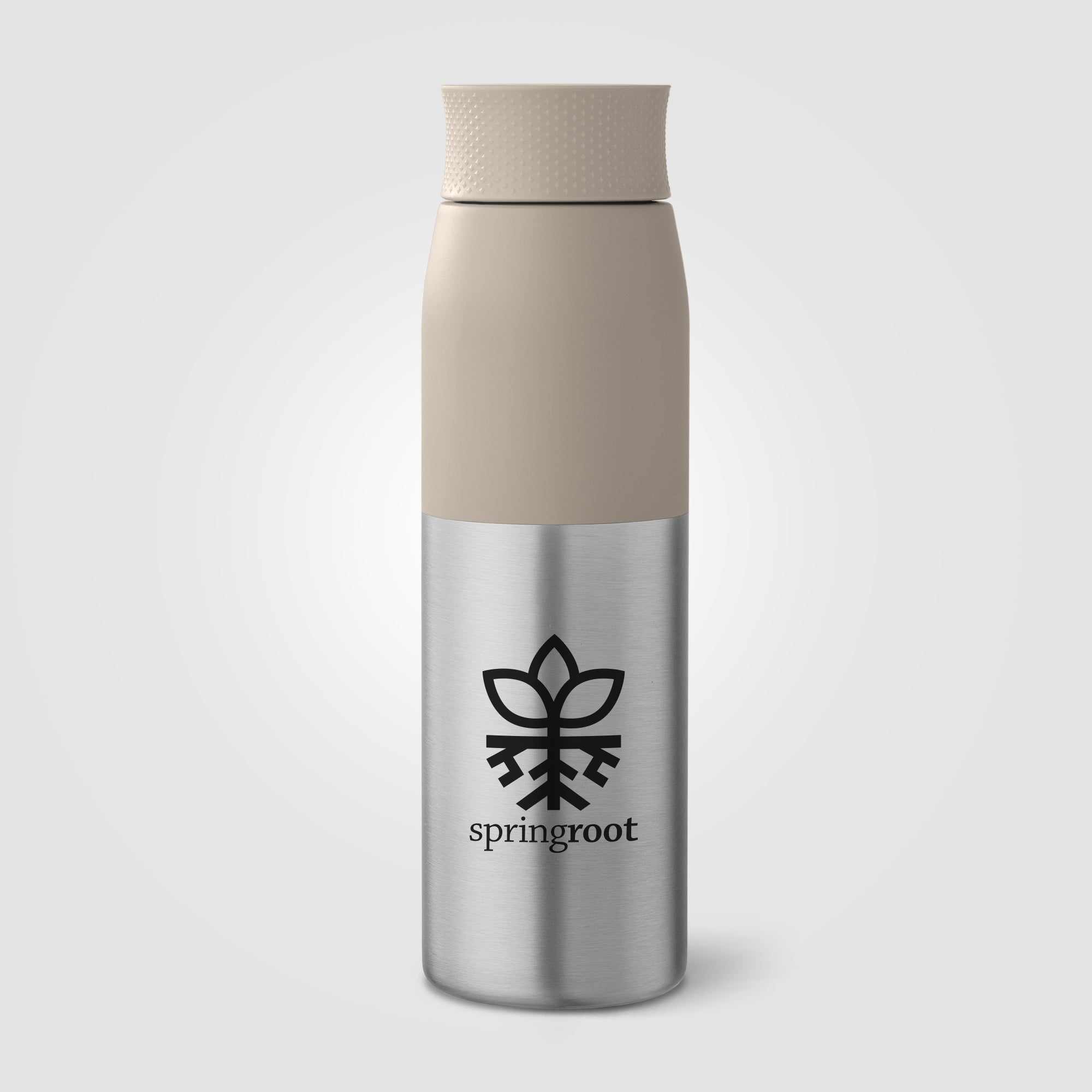 Borealis Recycled Stainless Steel Twist Lid Bottle - 22 oz.-zoom-3
