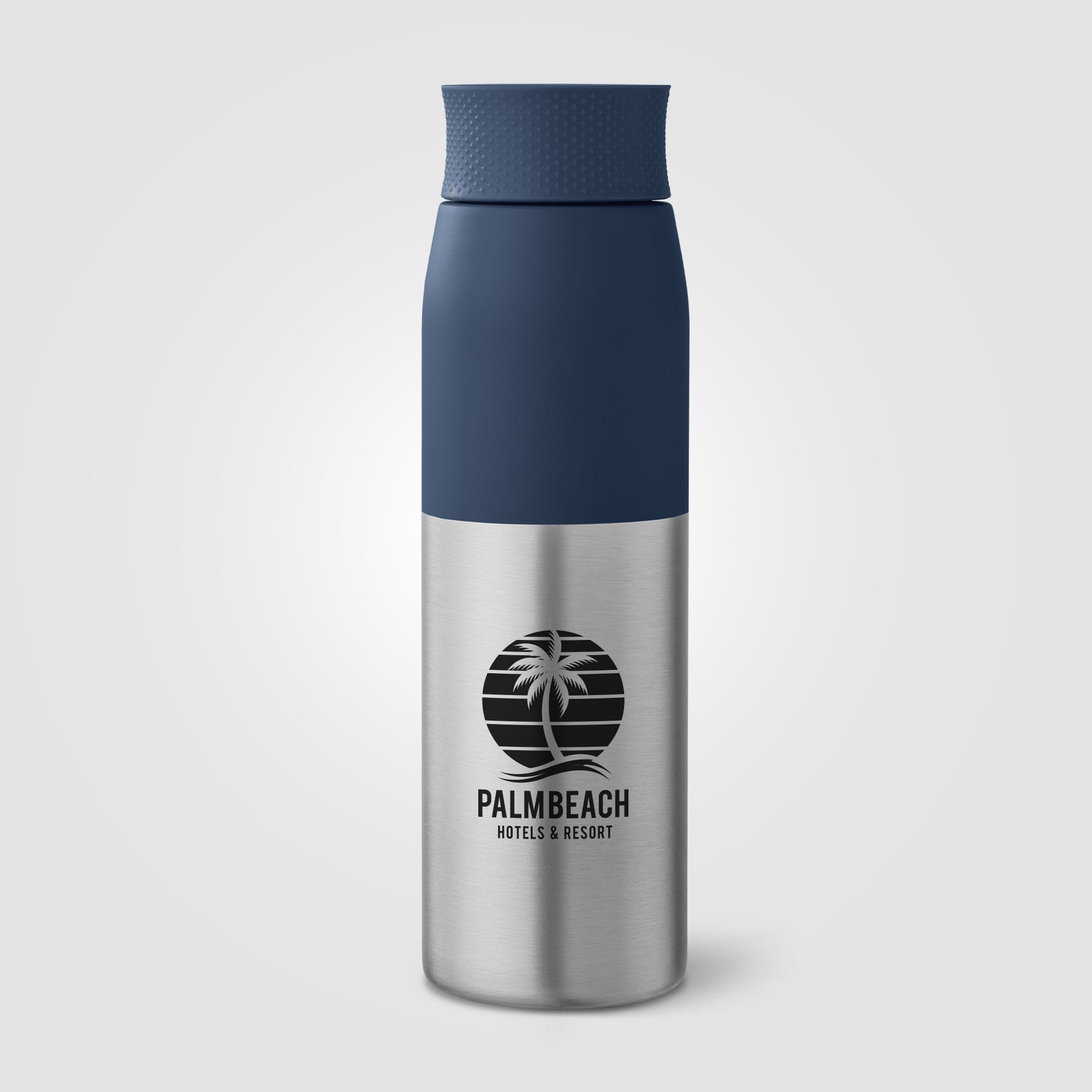 Borealis Recycled Stainless Steel Twist Lid Bottle - 22 oz.-zoom-5