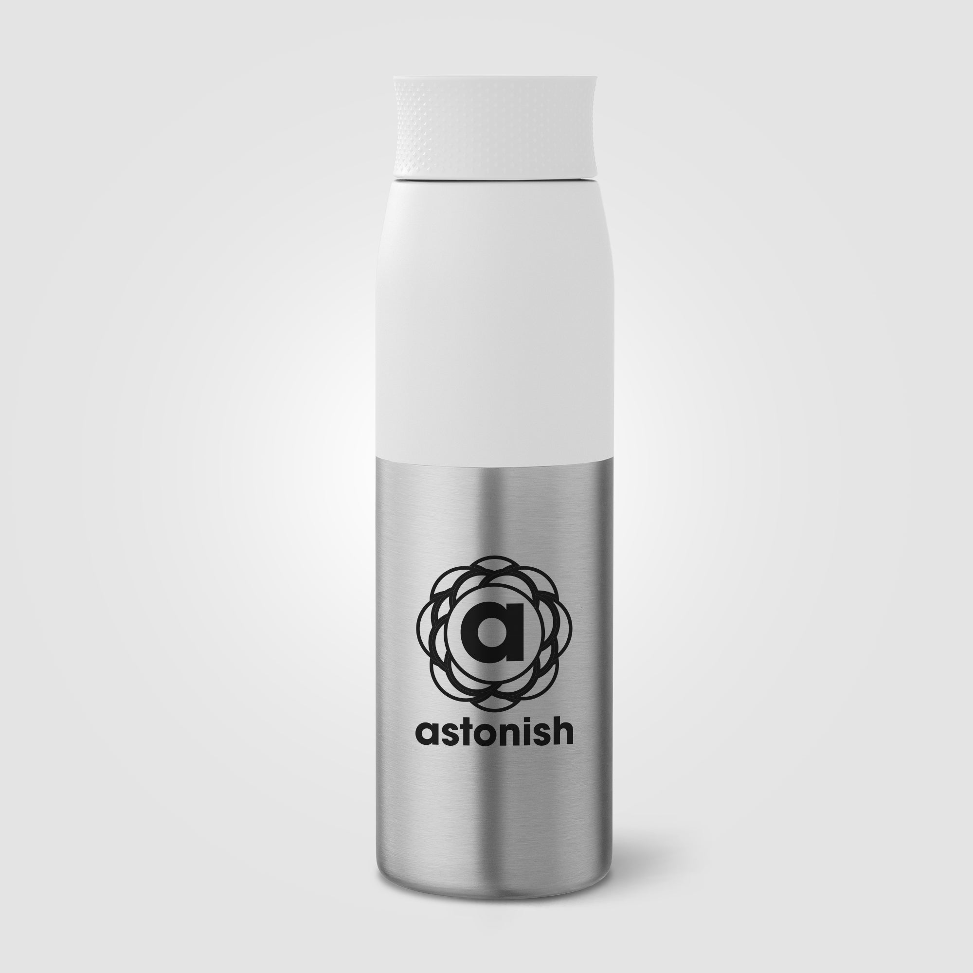 Borealis Recycled Stainless Steel Twist Lid Bottle - 22 oz.-zoom-6
