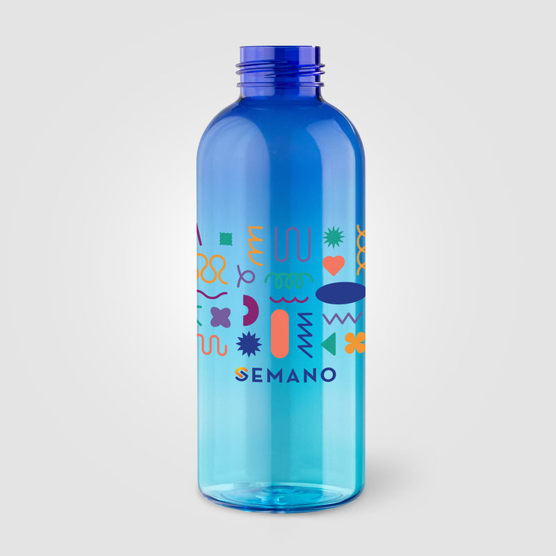 Skye rPET Twist Cap Water Bottle -17 oz. - Full-Color Inkjet-zoom-
