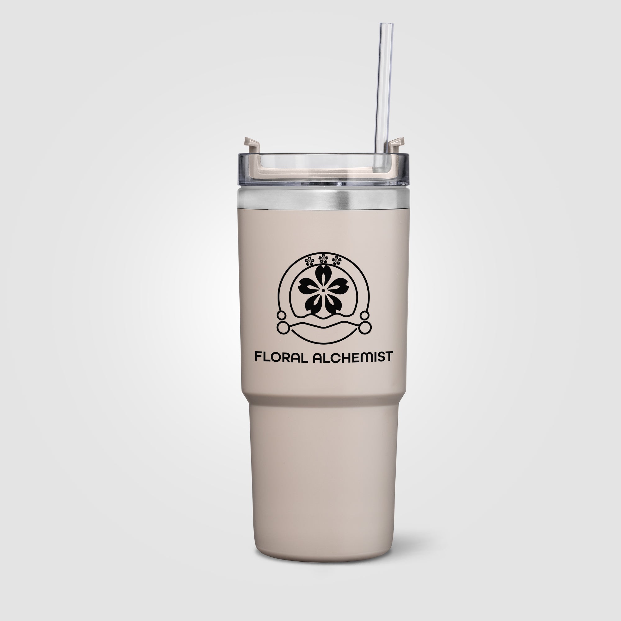Rime Recycled Stainless Steel Double Wall Leakproof Straw Tumbler - 25oz-zoom-4